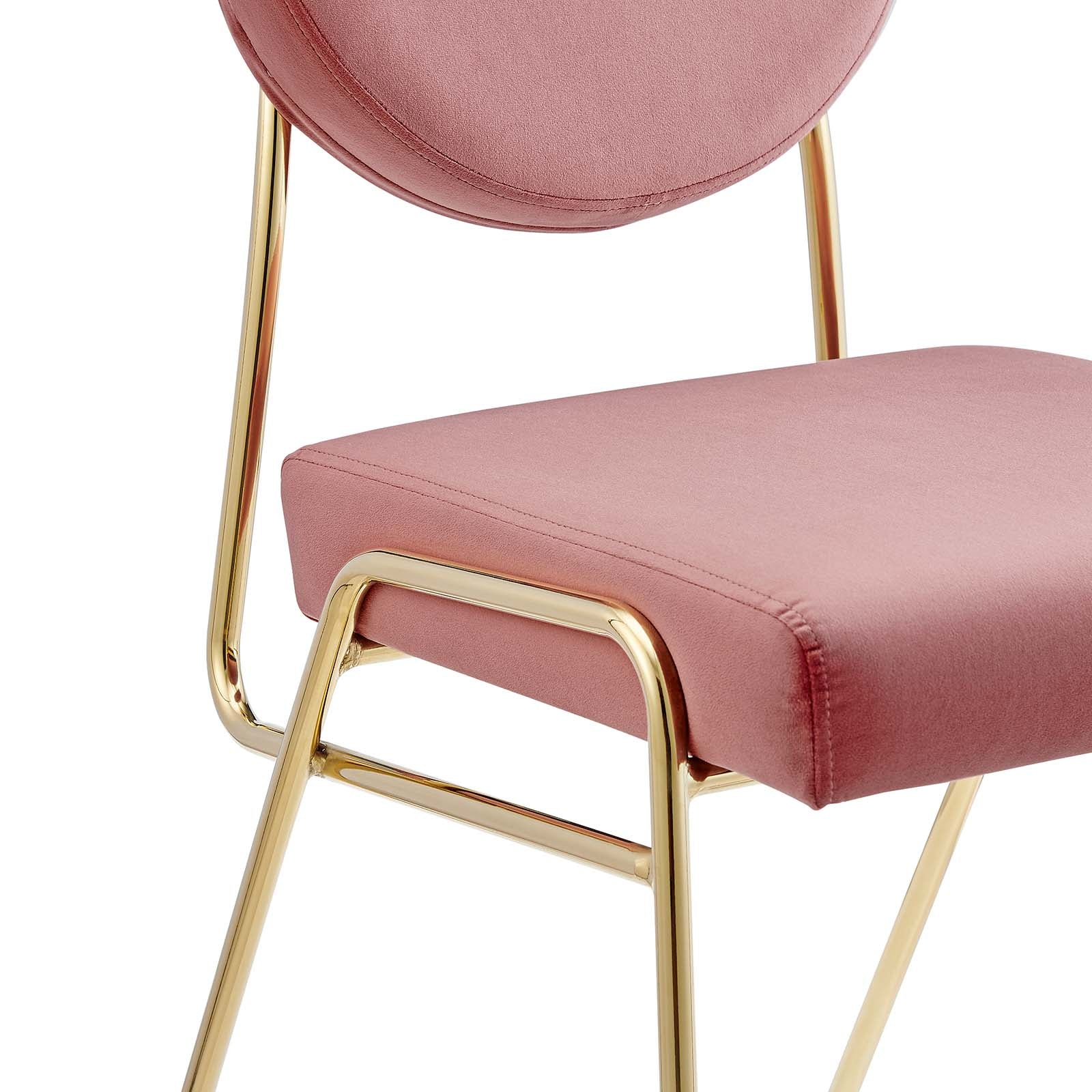 Craft Performance Velvet Dining Side Chair By Modway - EEI-6252 - Image 6
