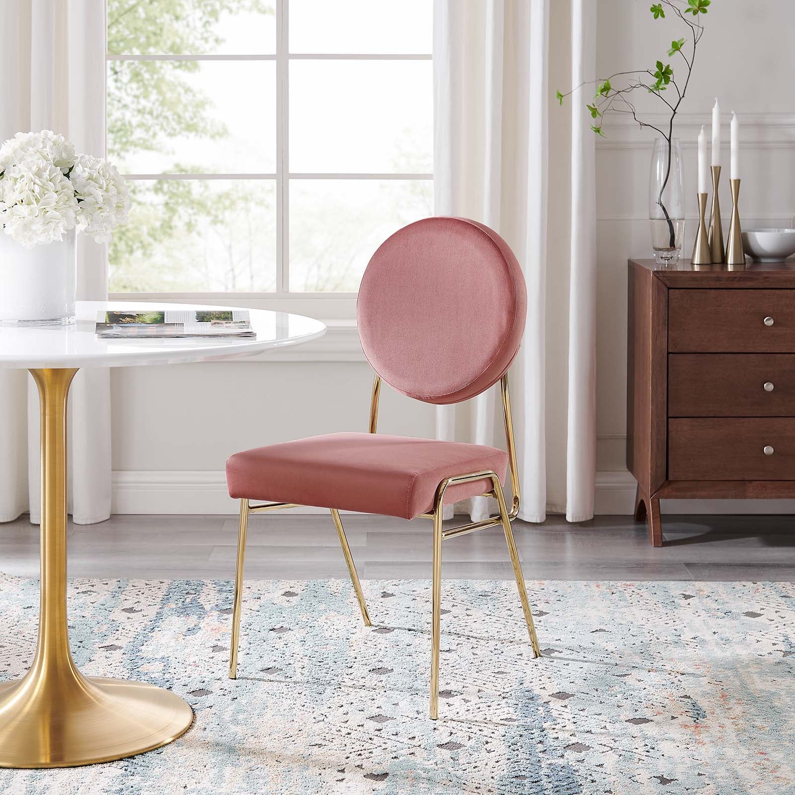 Craft Performance Velvet Dining Side Chairs - Set of 2 By Modway - EEI-6581