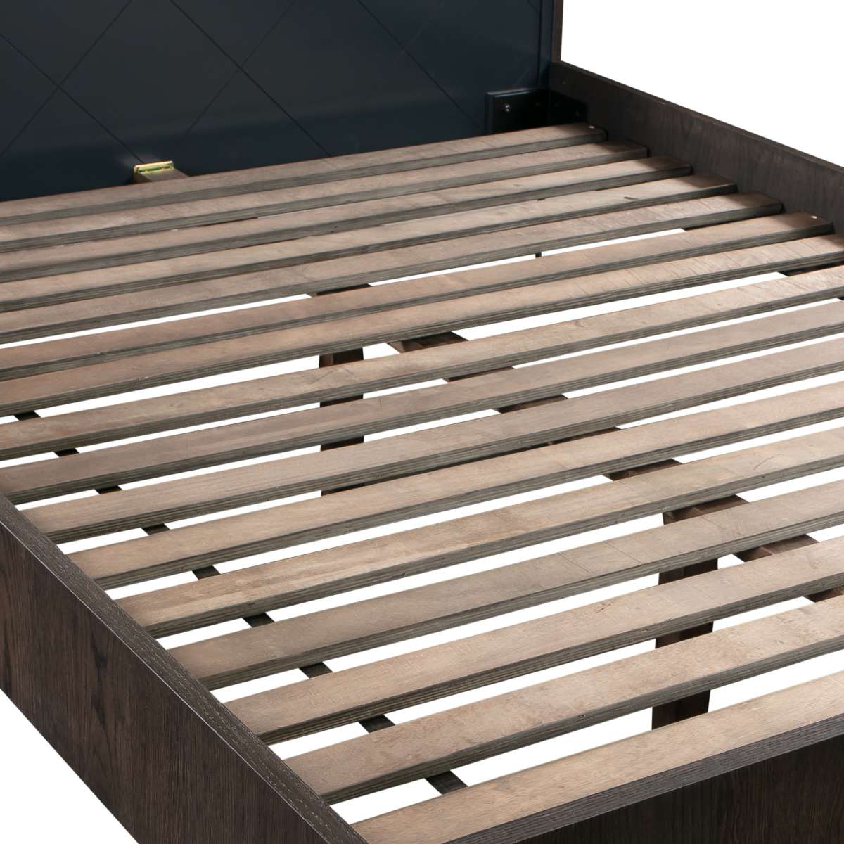 Cross Dark Gray Solid Oak King 4pc Bedroom Set By Armen Living - Image 8