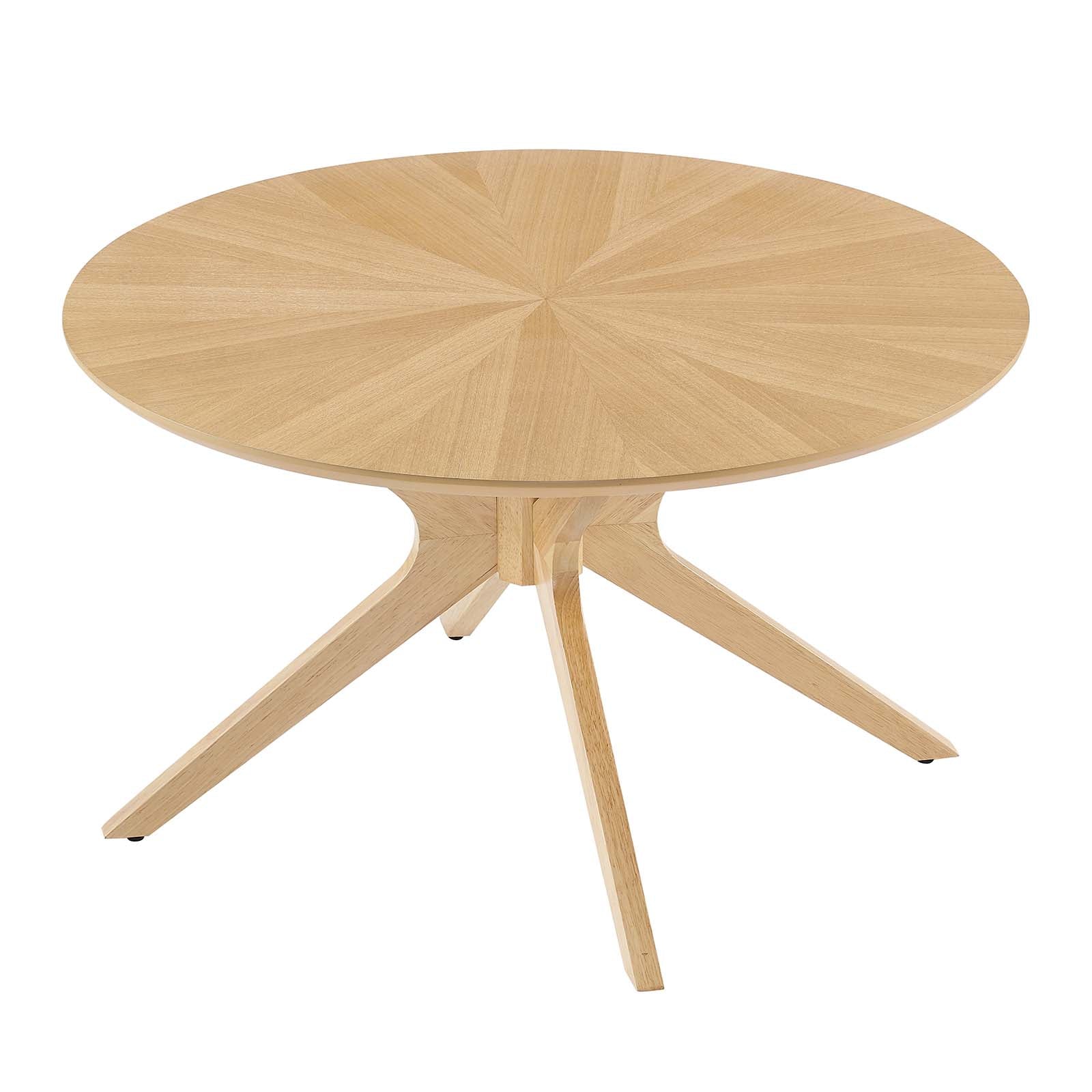 Crossroads Round Wood Coffee Table By Modway - EEI-6557 - Image 4