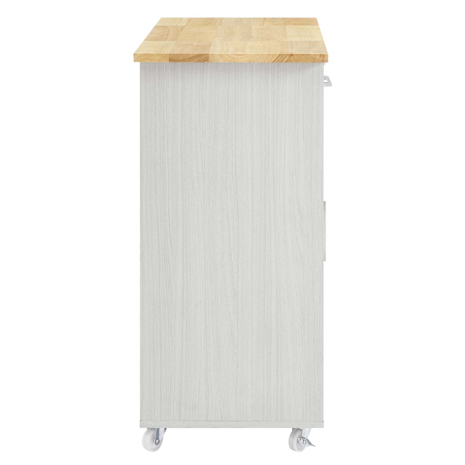 Culinary Kitchen Cart With Towel Bar By Modway - EEI-6275 - Image 36