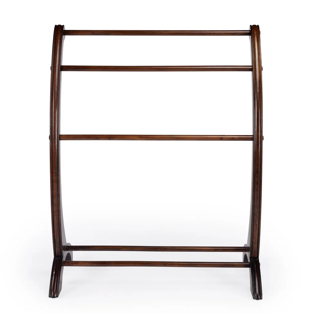 Deep Cherry Blanket Stand By Homeroots