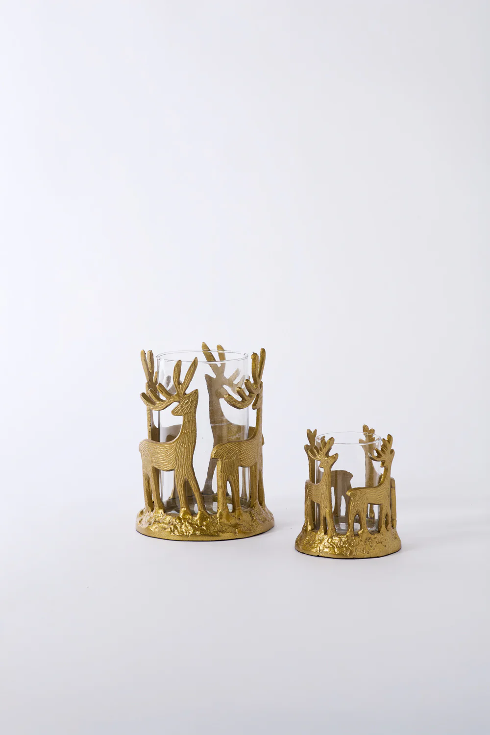 Deer Dance Votive Set of 2 By Accent Decor - Image 3