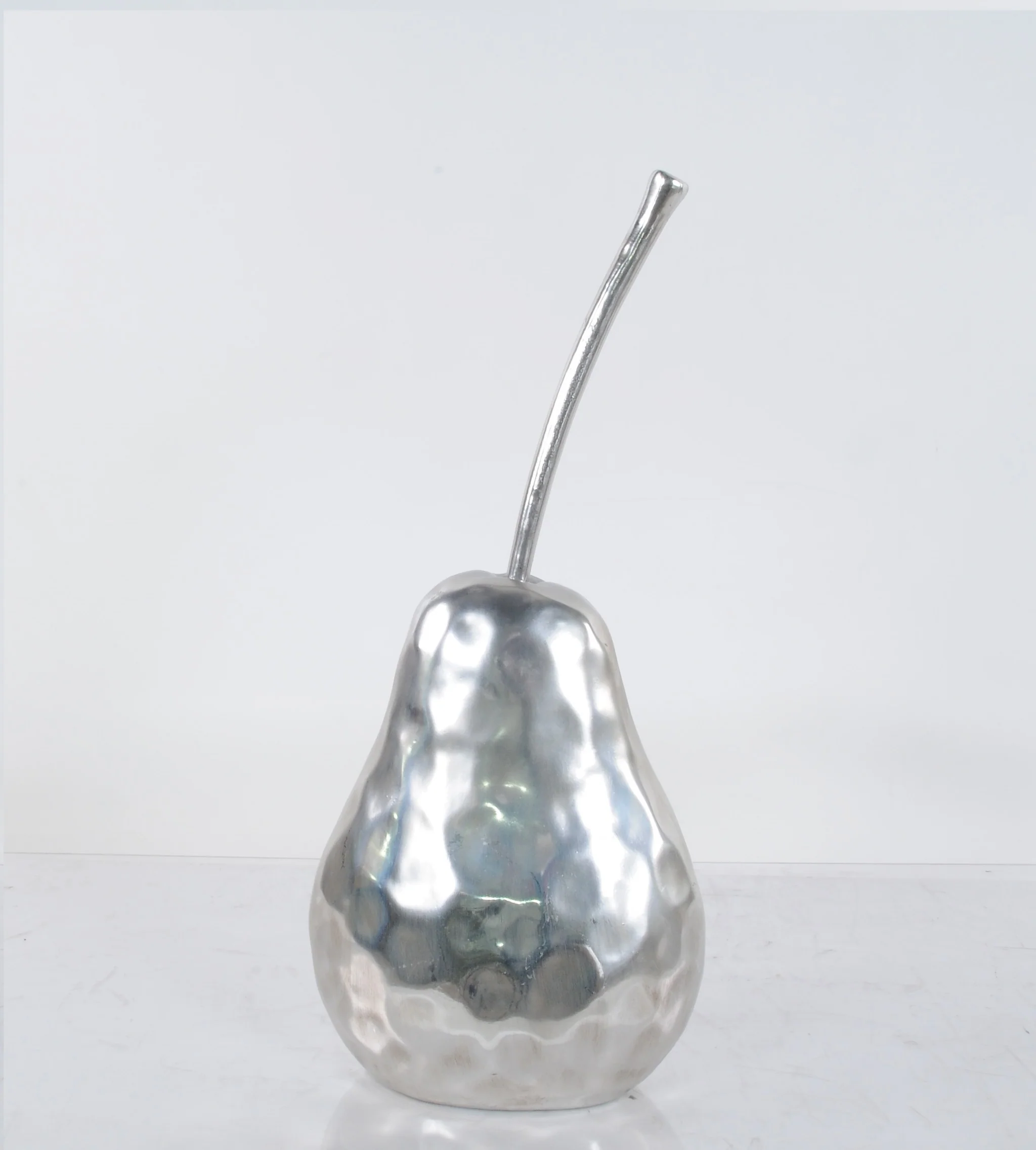 Delicious Hammered Finish Pear Statue By Homeroots