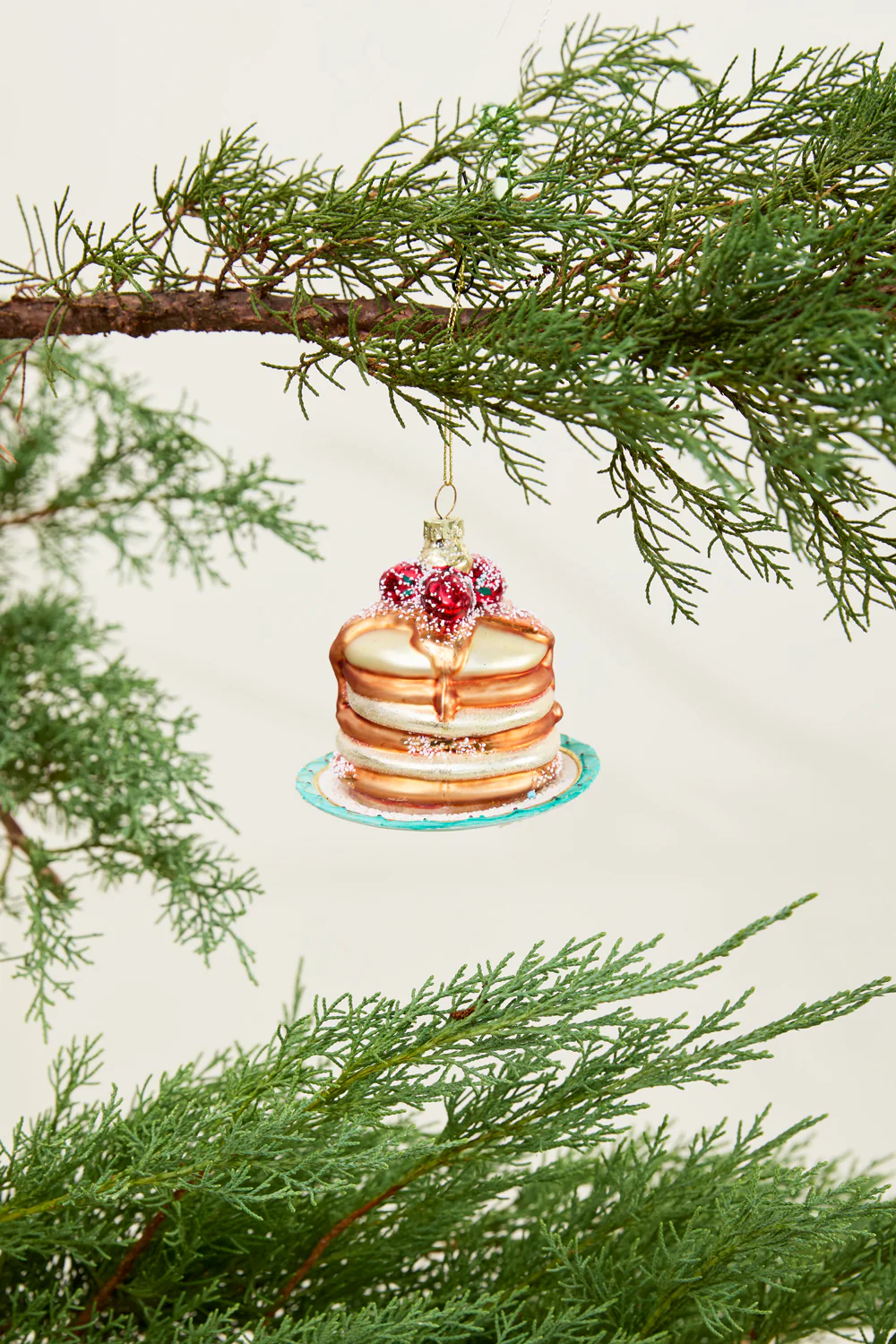 Dessert First Pancake Ornament Set of 4 By Accent Decor - Image 4