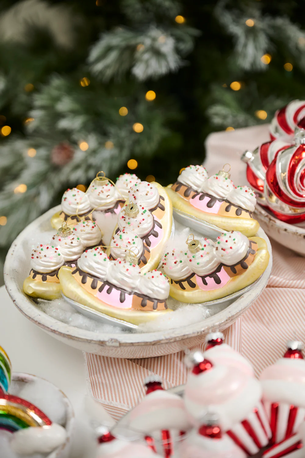Dessert First Sundae Ornament Set of 4 By Accent Decor - Image 5