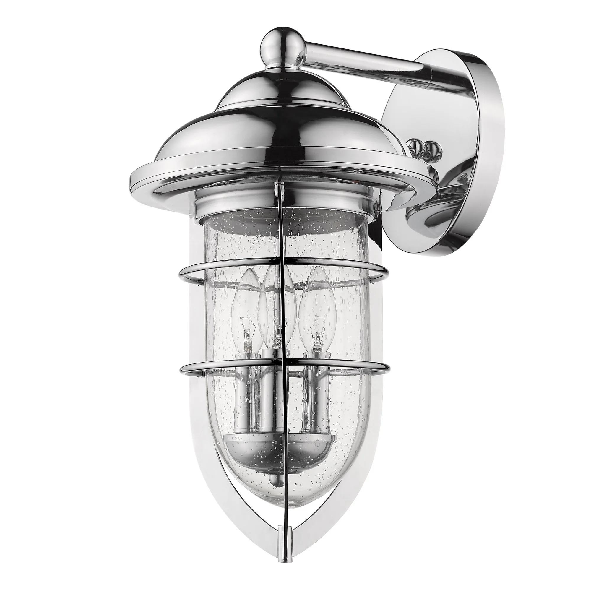 Dylan 3-Light Chrome Wall Light By Homeroots