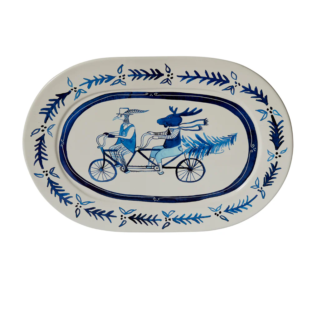 E+E Portrait Tray Set of 2 By Accent Decor - Image 2
