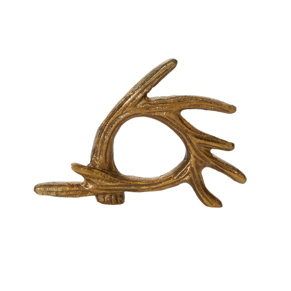 Elk Napkin Ring Set of 8 By Accent Decor - Image 2