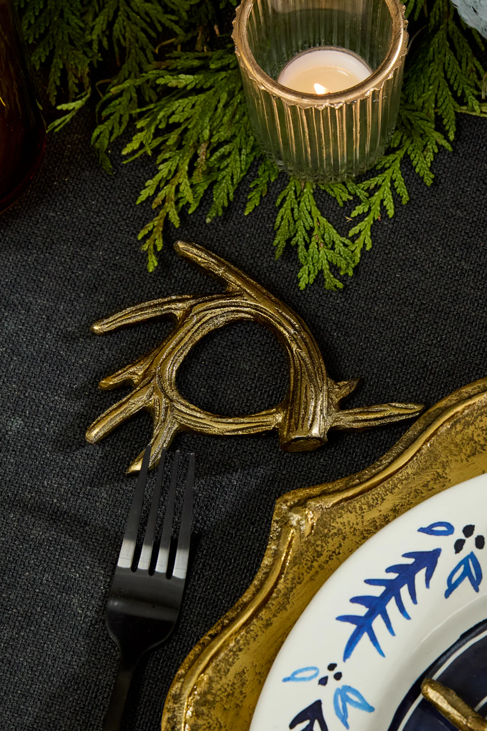 Elk Napkin Ring Set of 8 By Accent Decor - Image 3