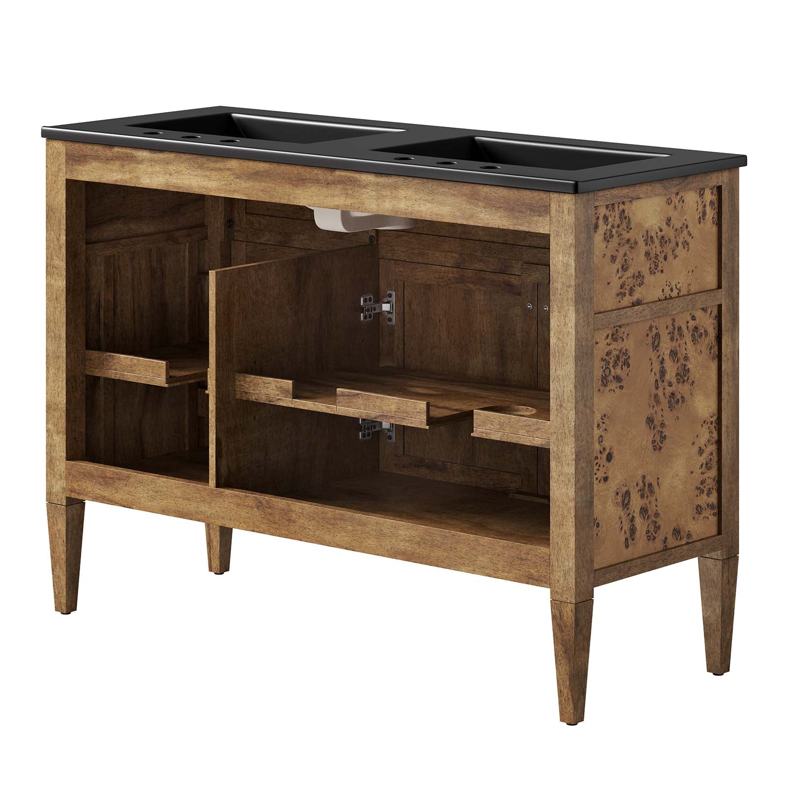 Elysian 48" Wood Double Sink Bathroom Vanity By Modway - EEI-6457 - Image 8
