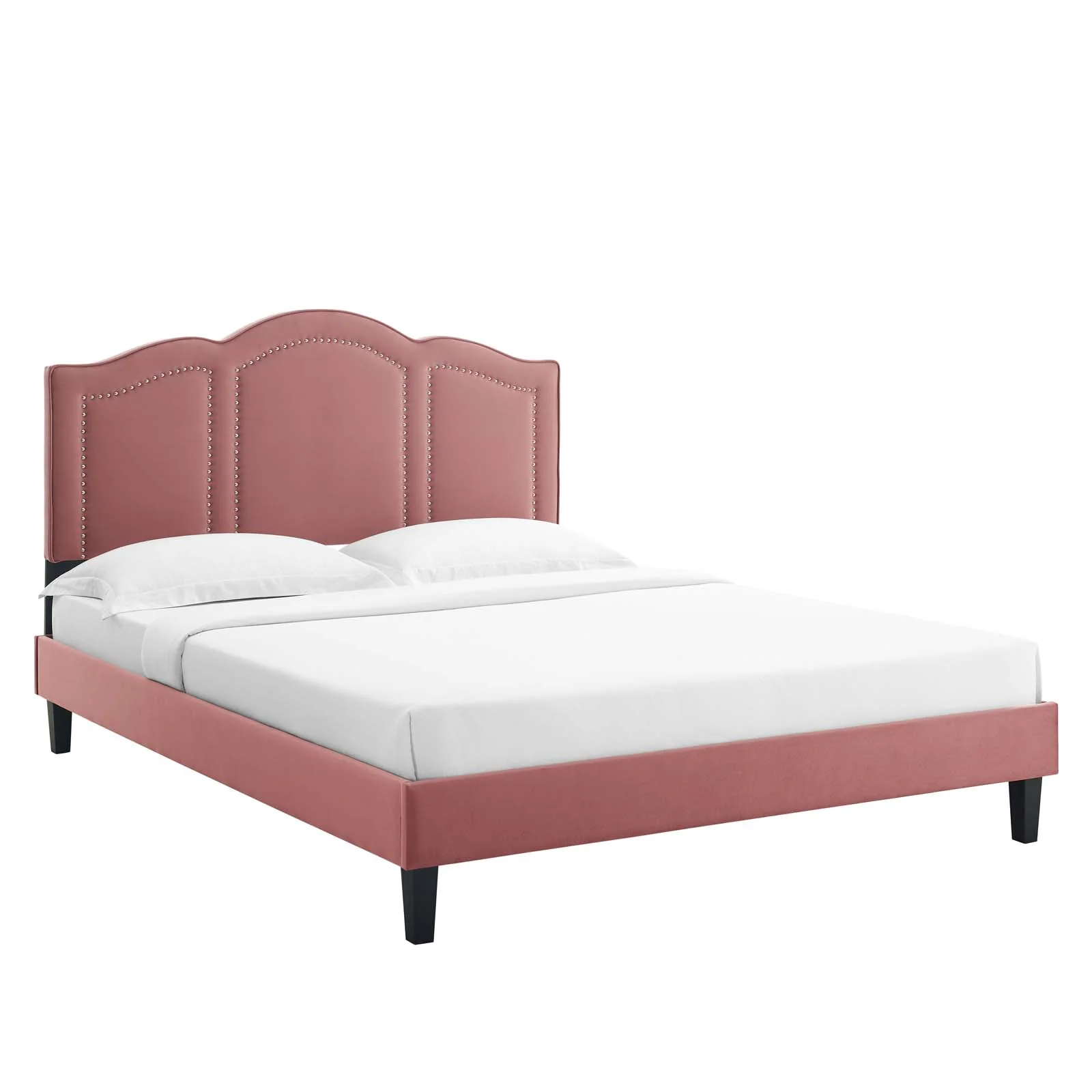 Emerson Performance Velvet Queen Platform Bed By Modway - MOD-6579 - Image 14