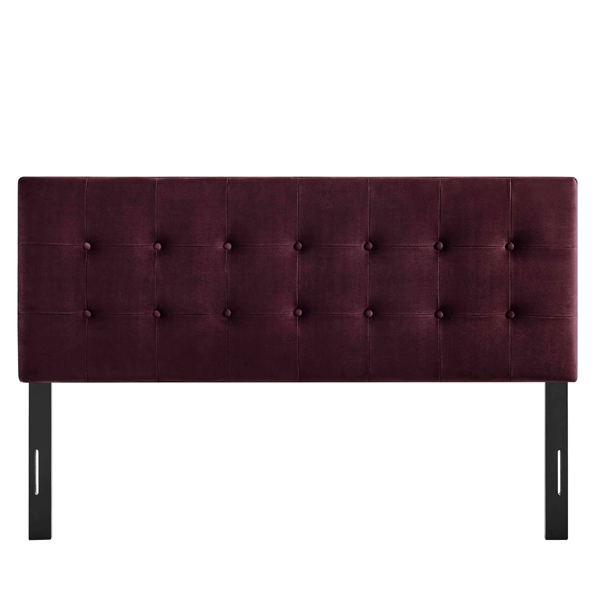 Emily Stain-Resistant Performance Velvet Queen Size Headboard by Modway - Image 35