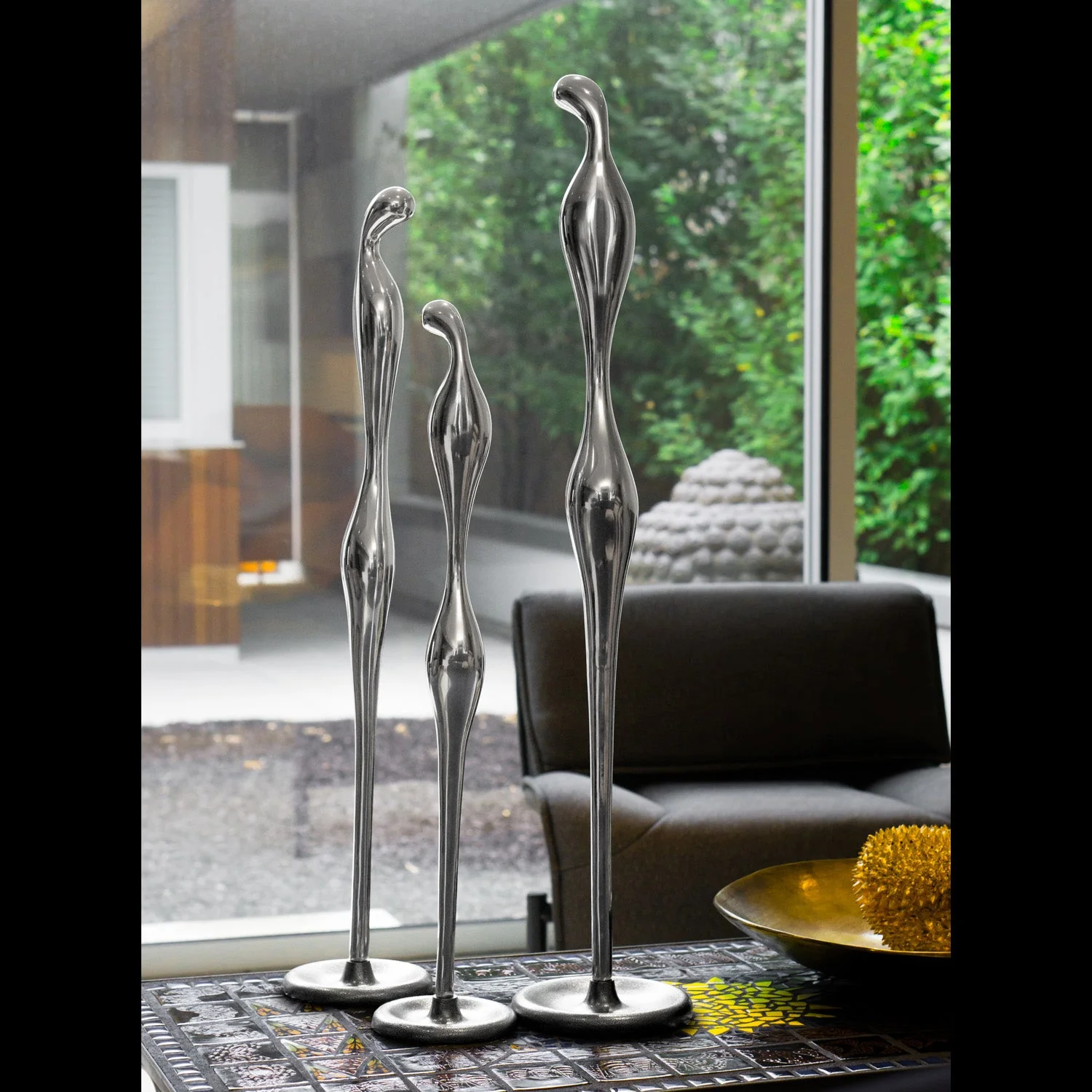Emma 35.5"H Sculpture By Gold Leaf - Image 3