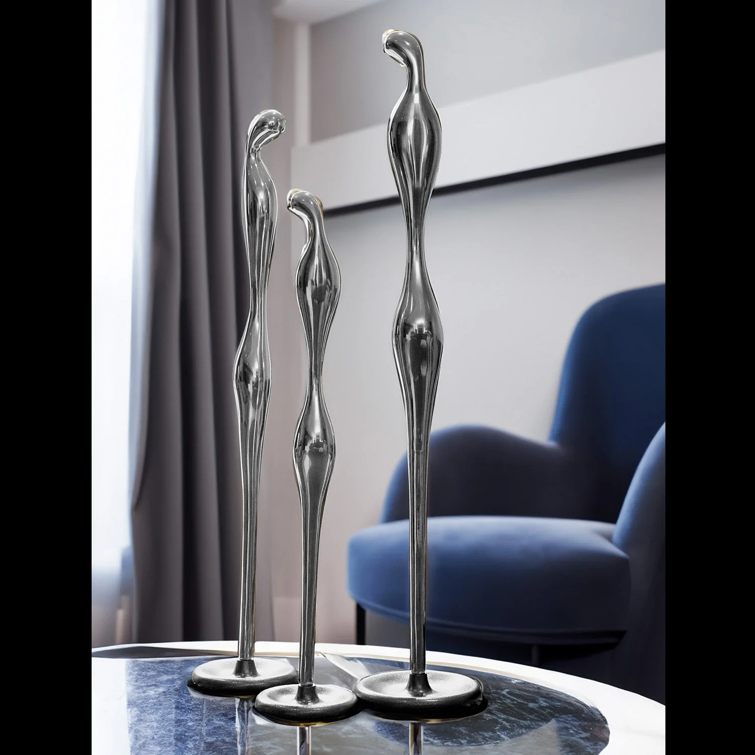 Emma 40.2"H Sculpture (additional freight required) By Gold Leaf - Image 11