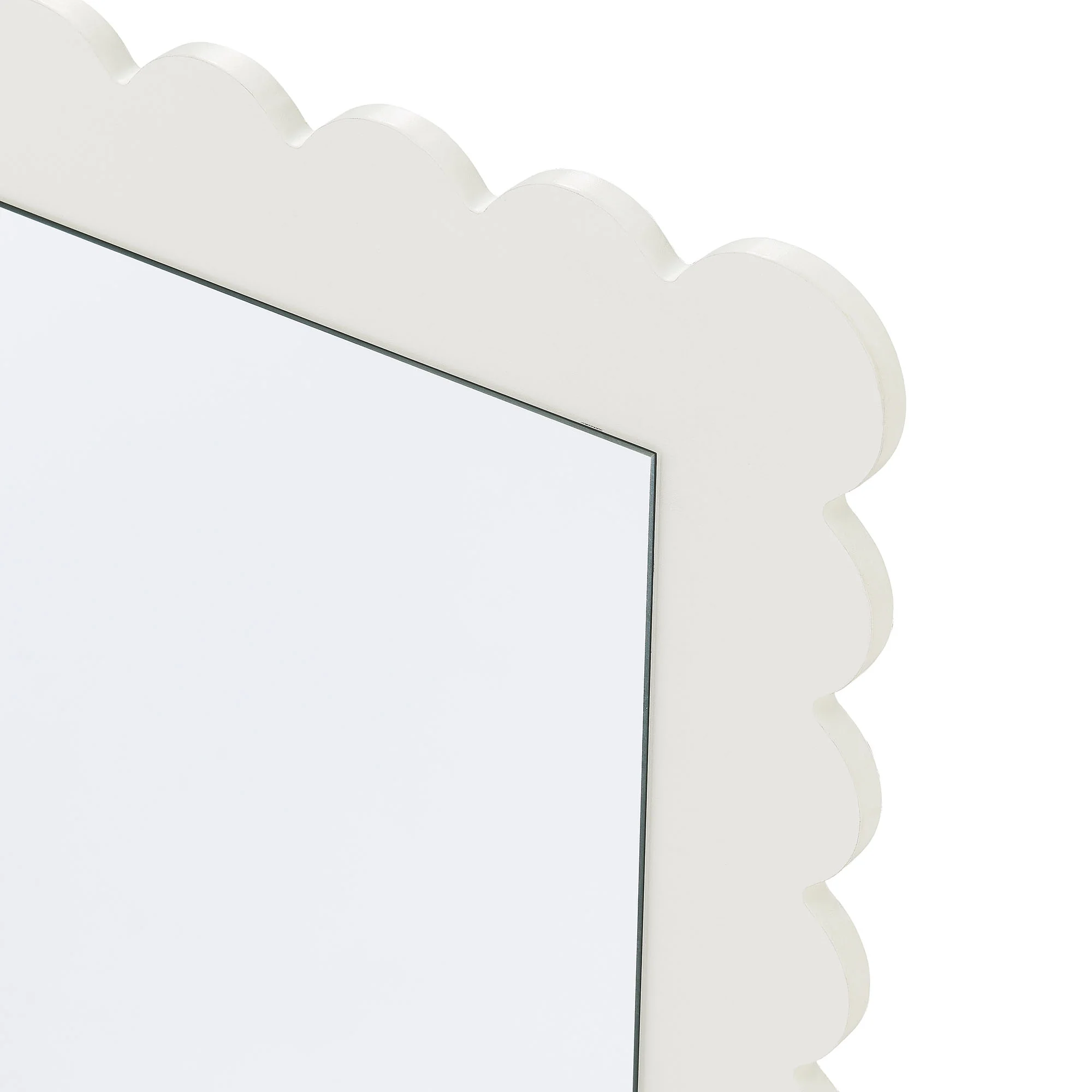 Emmeline Scalloped Rectangle Floor Mirror by Modway - Image 20