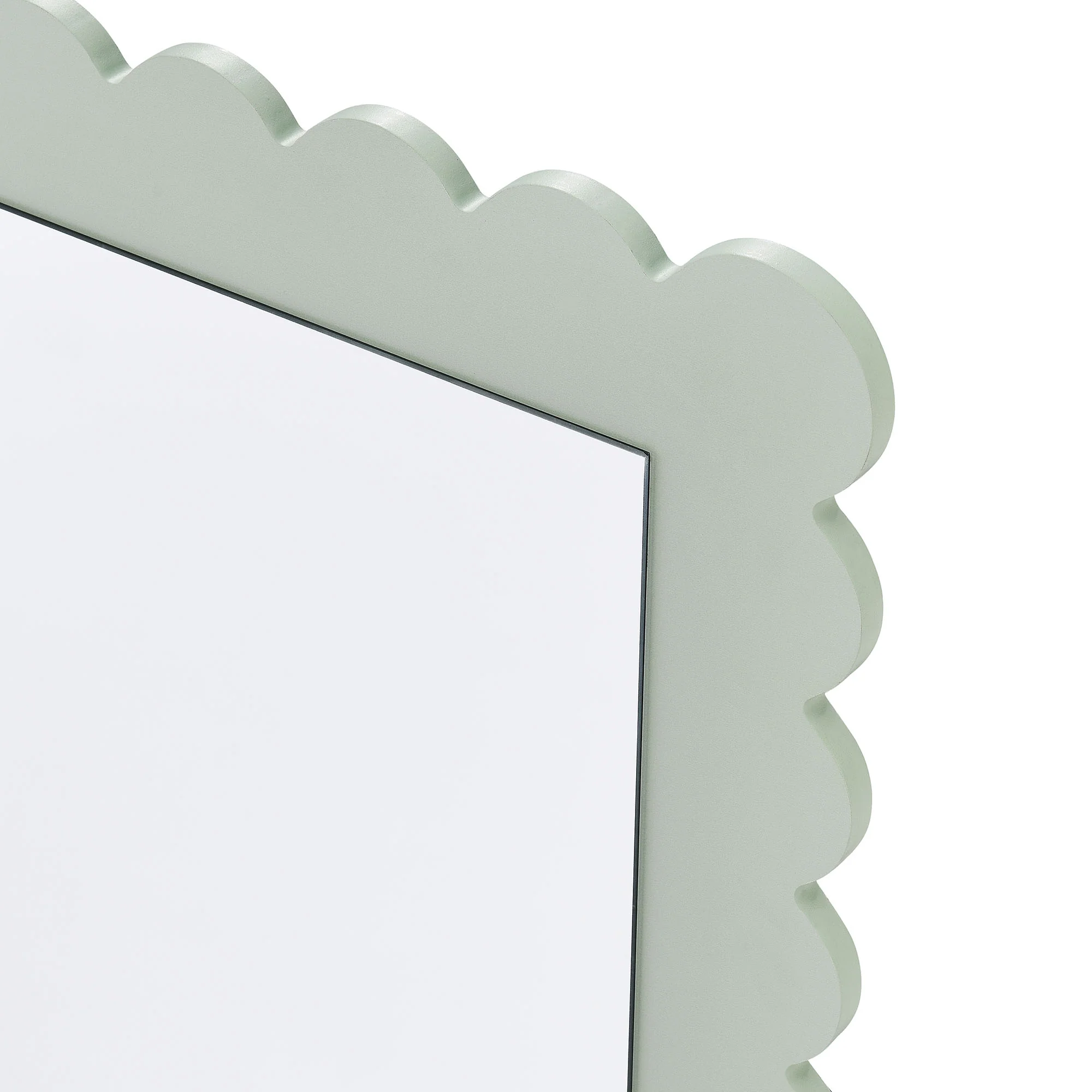 Emmeline Scalloped Rectangle Wall Mirror by Modway - Image 13