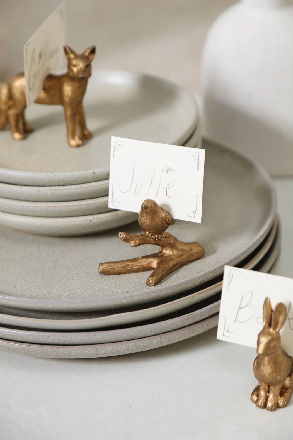 Enchanted Critter Name Card Holder Set of 8 By Accent Decor - Image 6