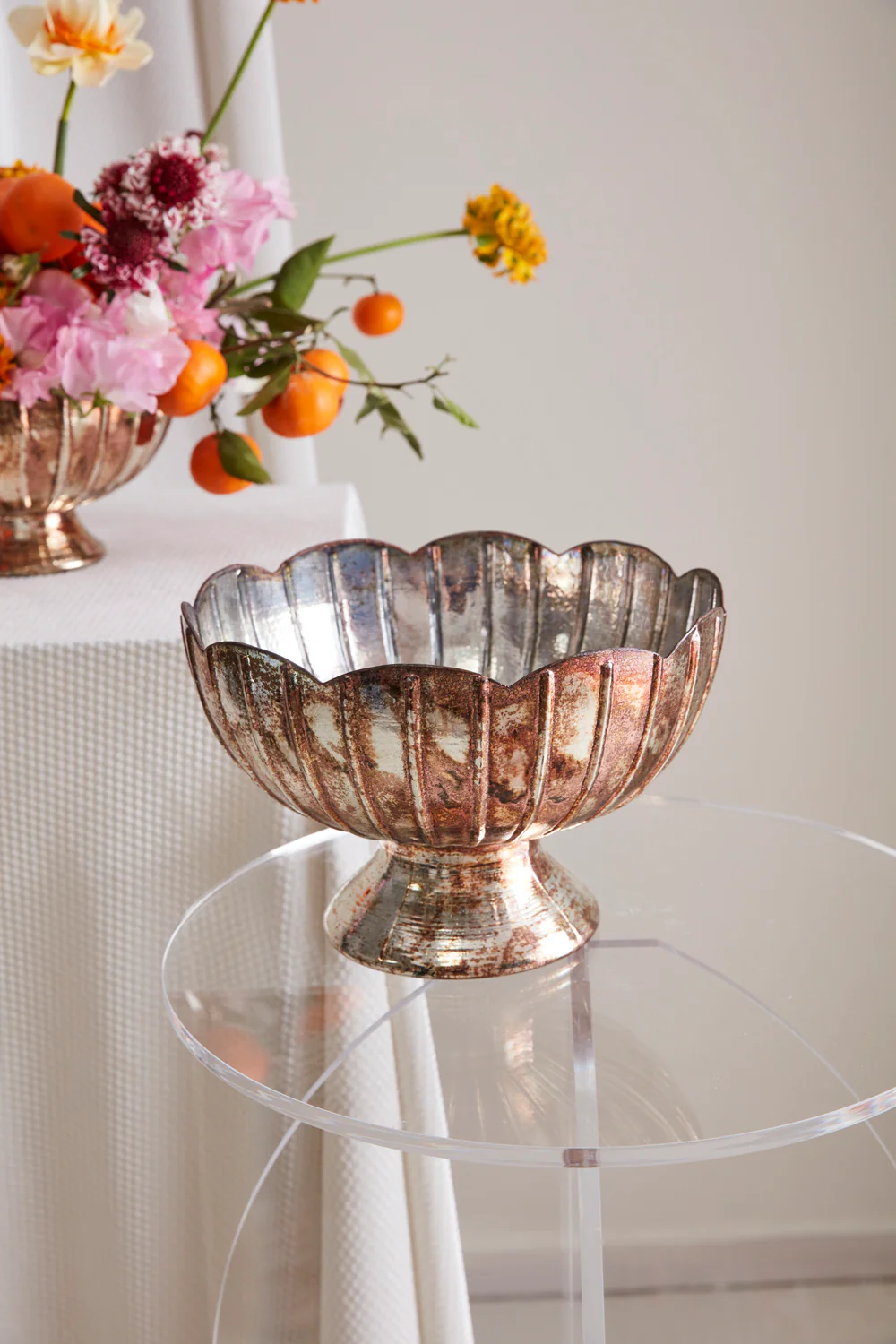 Enid Compote Set of 2 By Accent Decor - Image 8