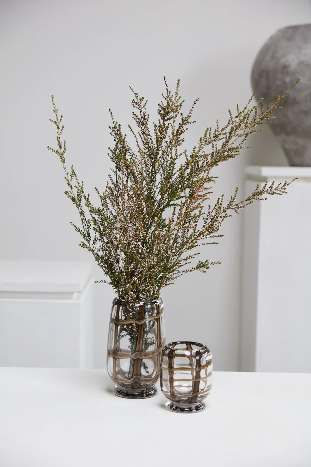 Enveloped Vase Set of 2 By Accent Decor - Image 4