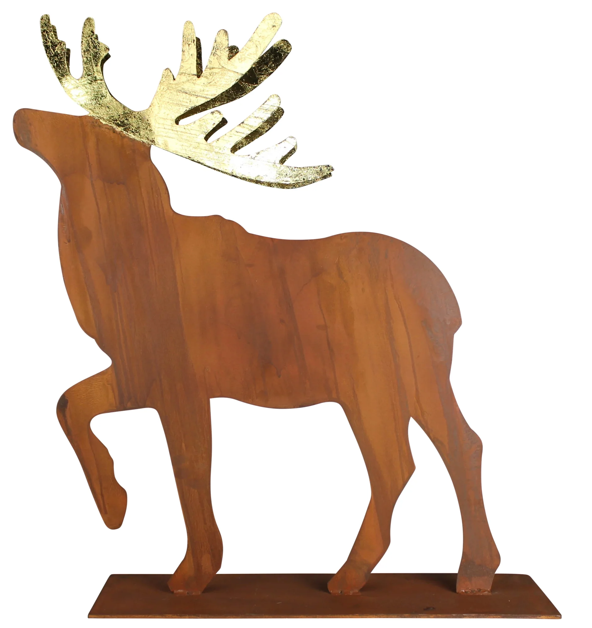 Espen Reindeer, Rust - Large Set Of 2 By HomArt