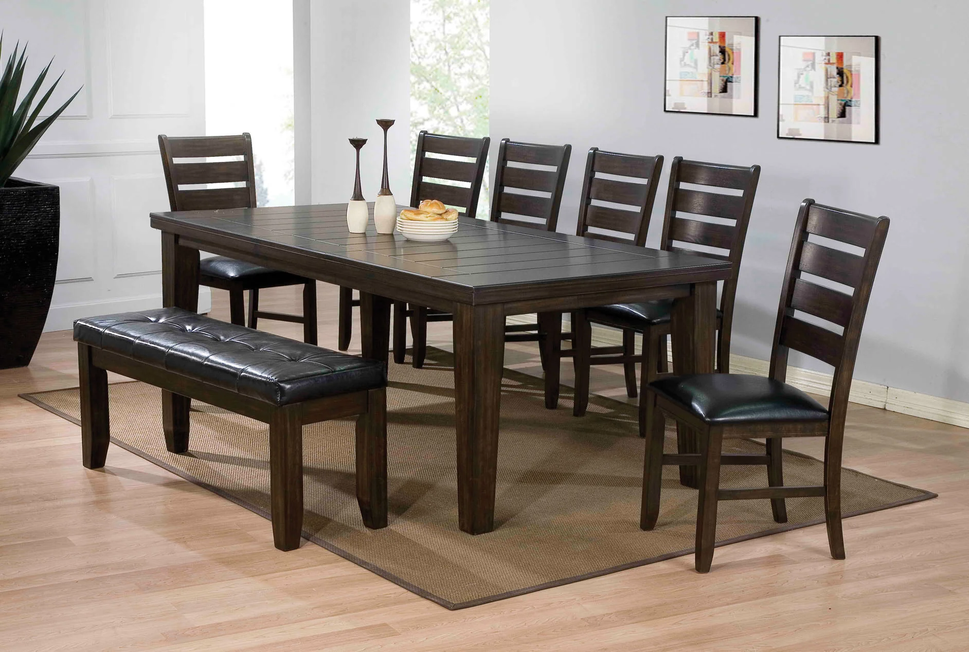 Espresso Dining Table By Homeroots