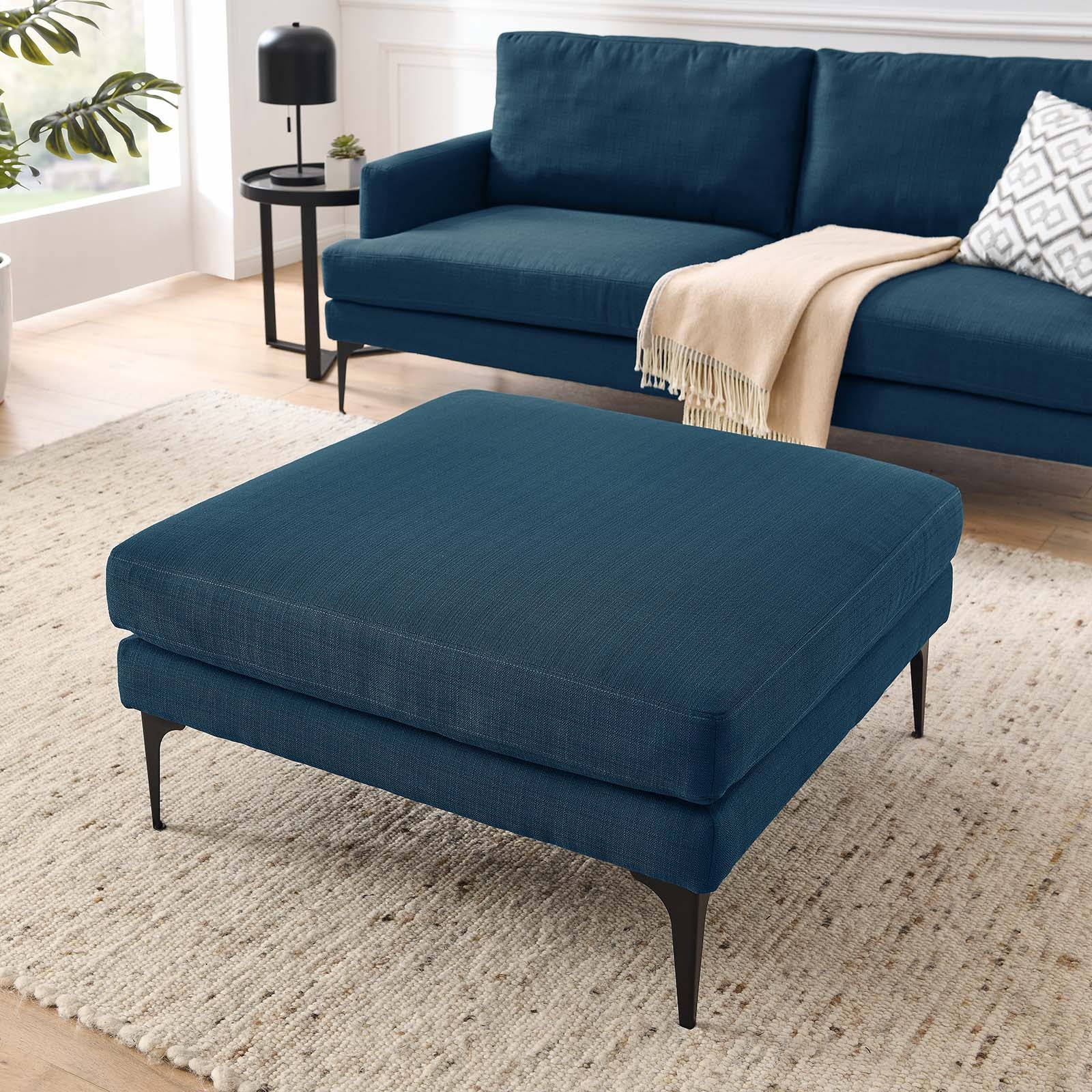 Evermore Upholstered Fabric Ottoman By Modway - EEI-6015