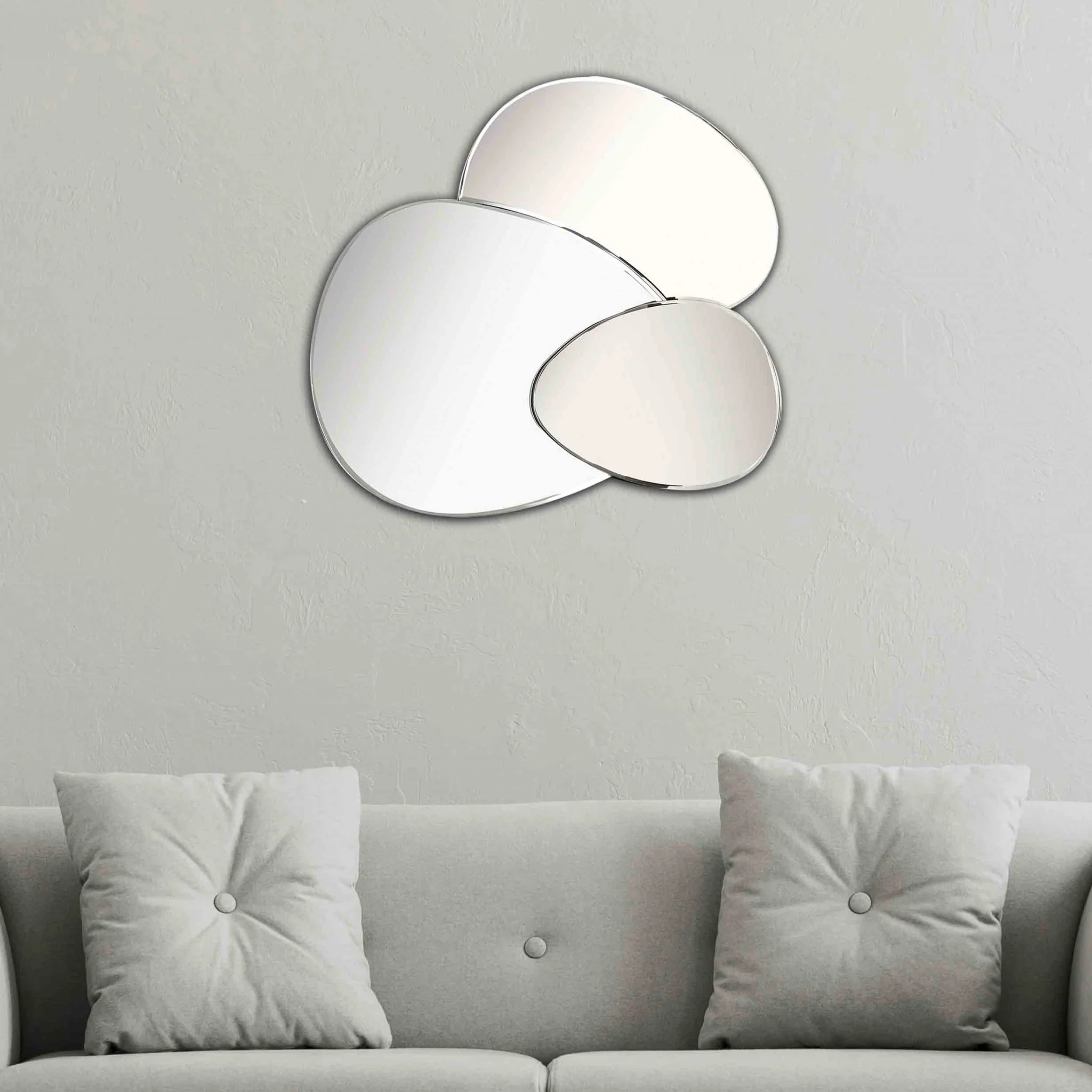 Evolution Abstract Round Mirror By Homeroots