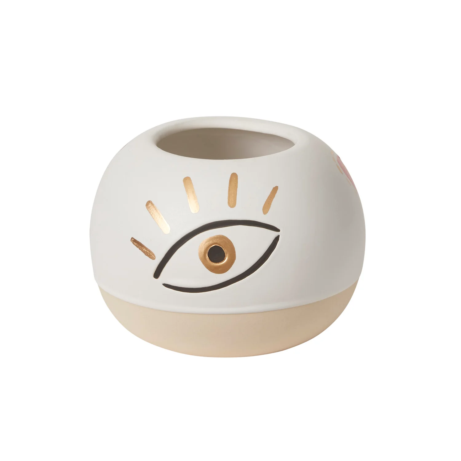 Eye Heart Vase Set of 4 By Accent Decor - Image 2