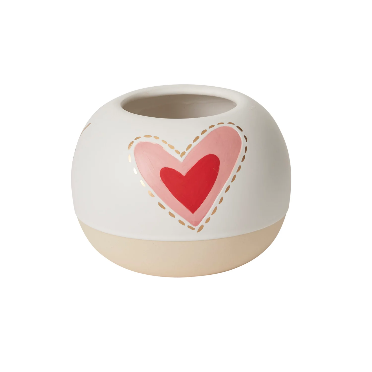 Eye Heart Vase Set of 4 By Accent Decor - Image 3