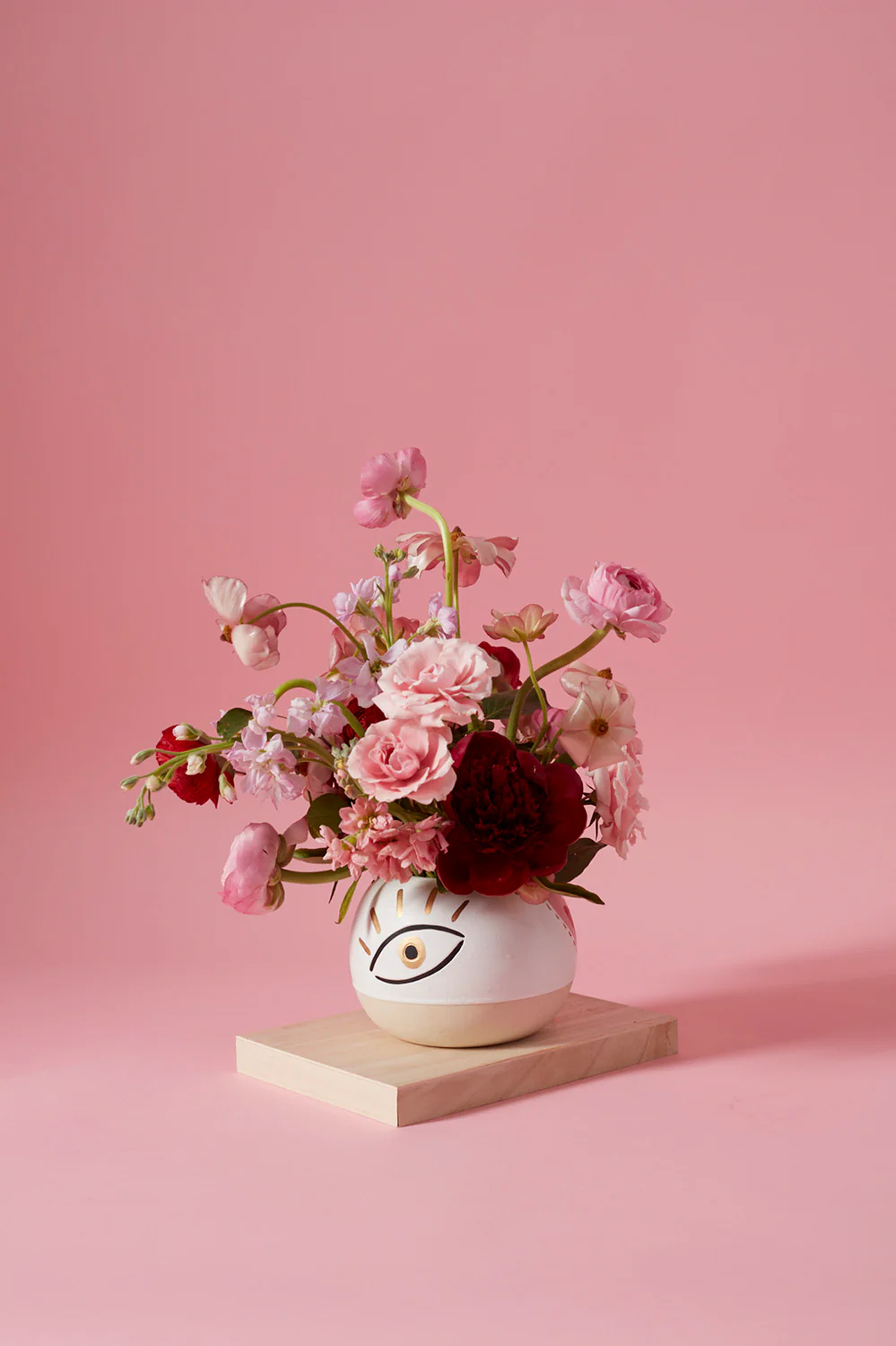 Eye Heart Vase Set of 4 By Accent Decor - Image 4