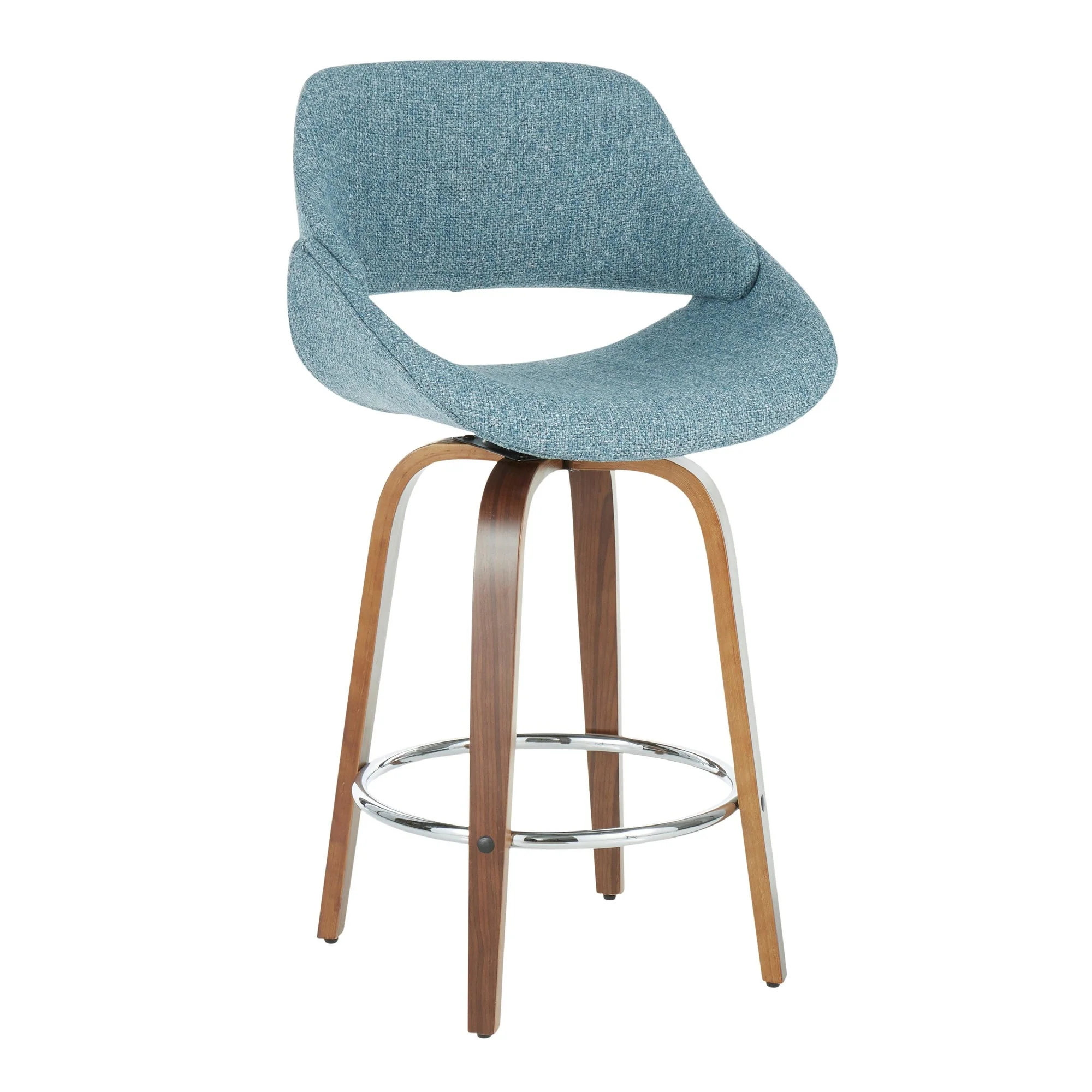 Fabrico Counter Stool - Set of 2 Blue By LumiSource - B26-FBCO2R WLBU2 - Image 8
