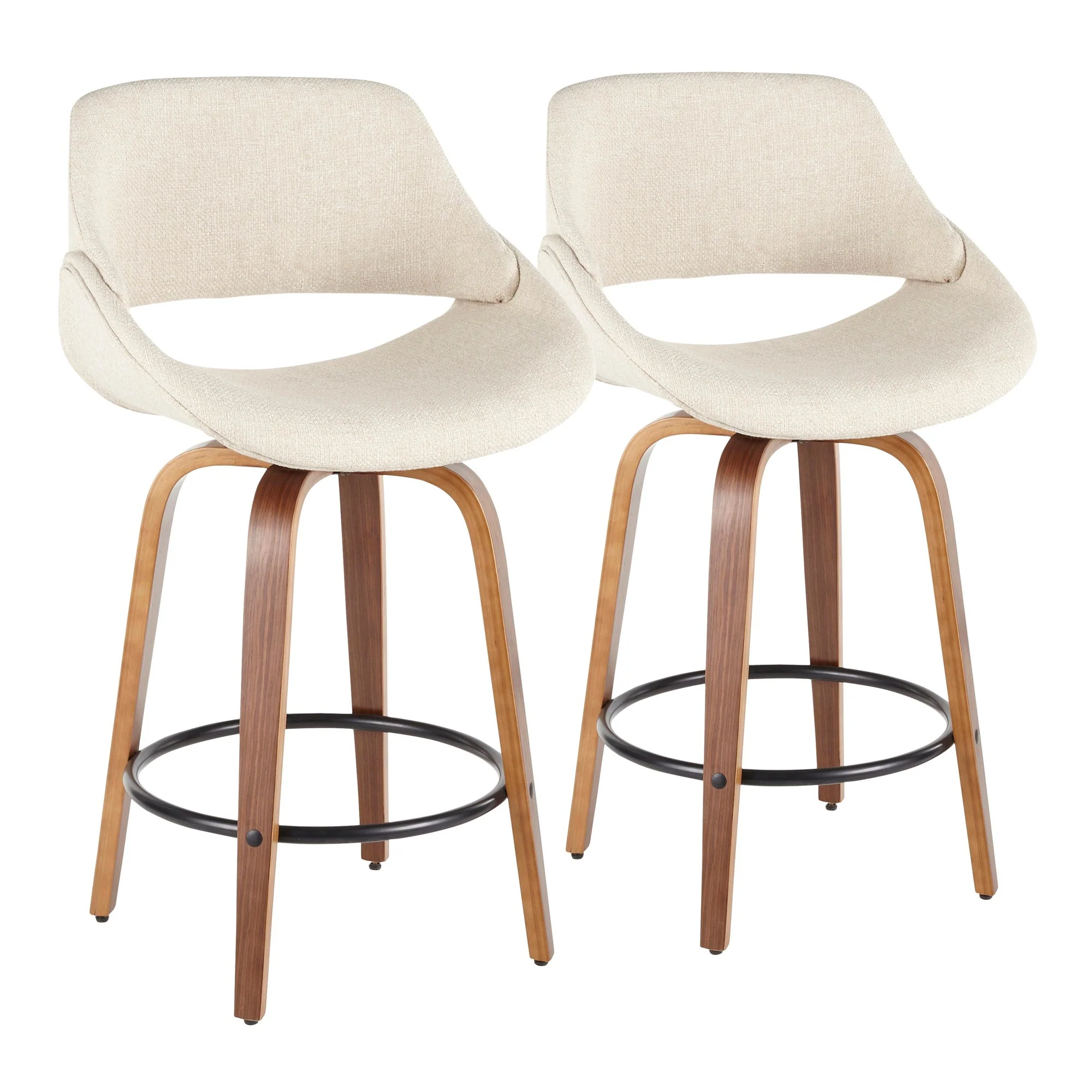 Fabrico Counter Stool - Set of 2 Blue By LumiSource - B26-FBCO2X WLBU2 - Image 12