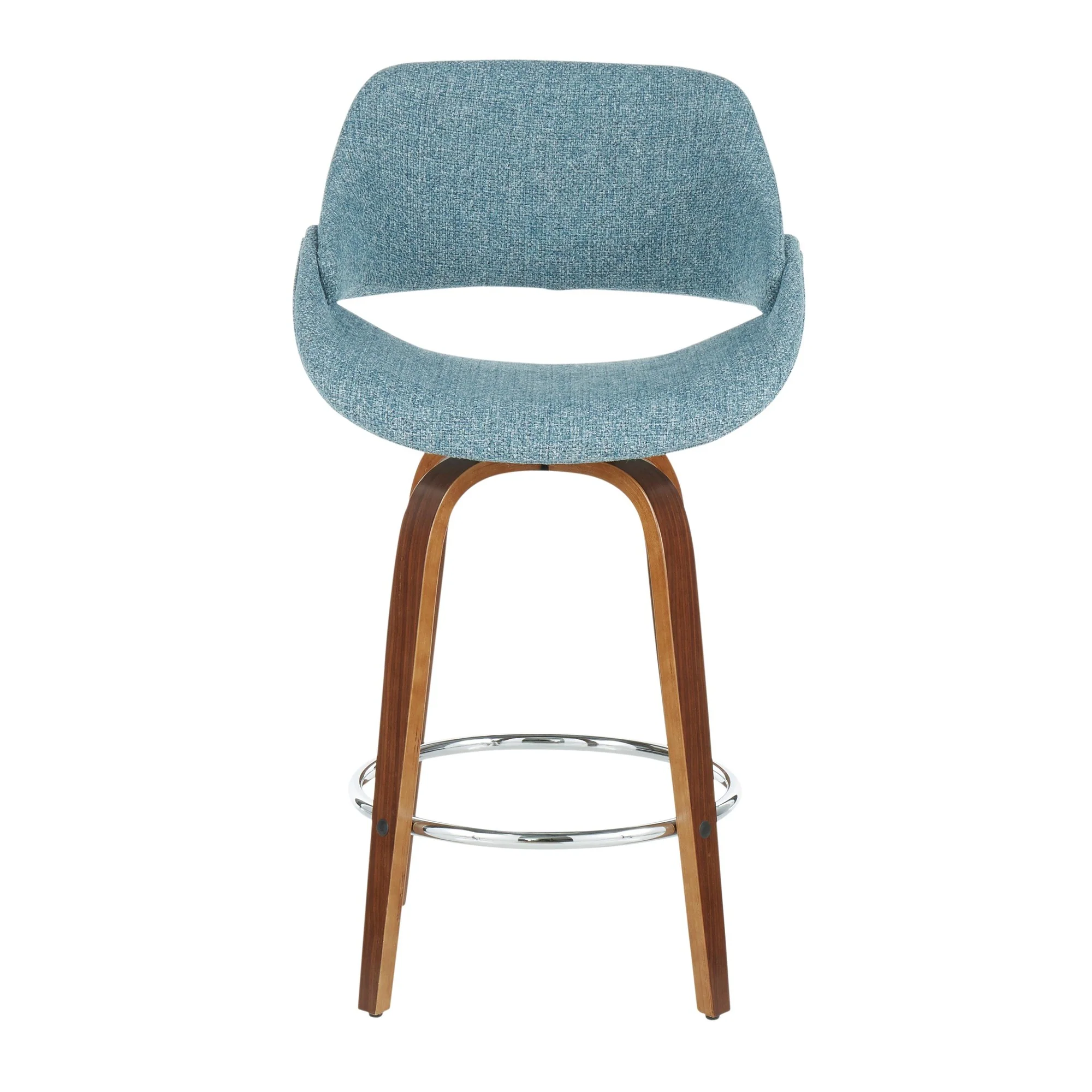 Fabrico Counter Stool - Set of 2 Blue By LumiSource - B26-FBCO2X WLBU2 - Image 3