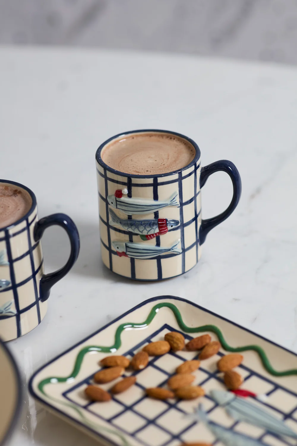 Festive Fish Mug Set of 4 By Accent Decor