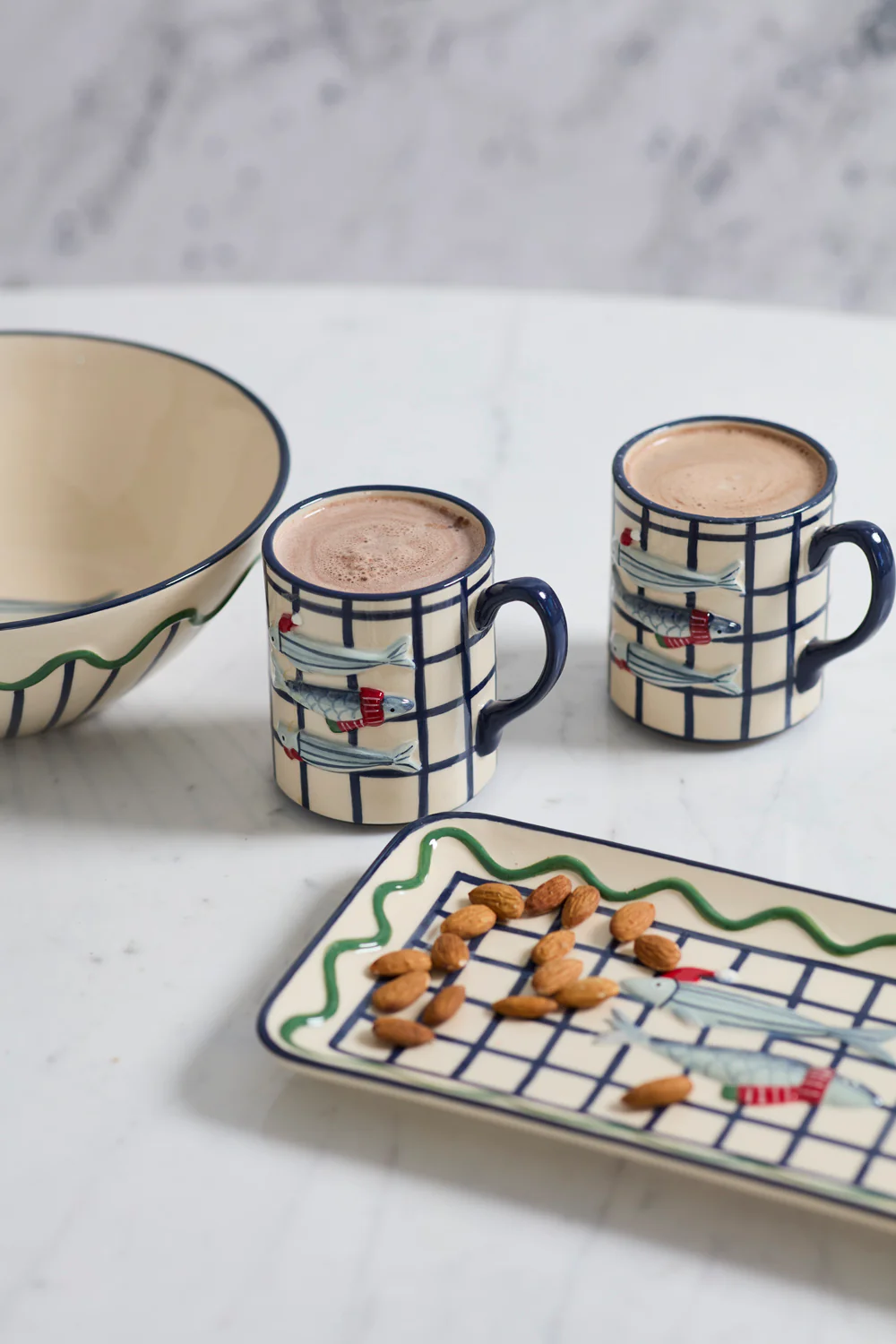 Festive Fish Mug Set of 4 By Accent Decor - Image 6