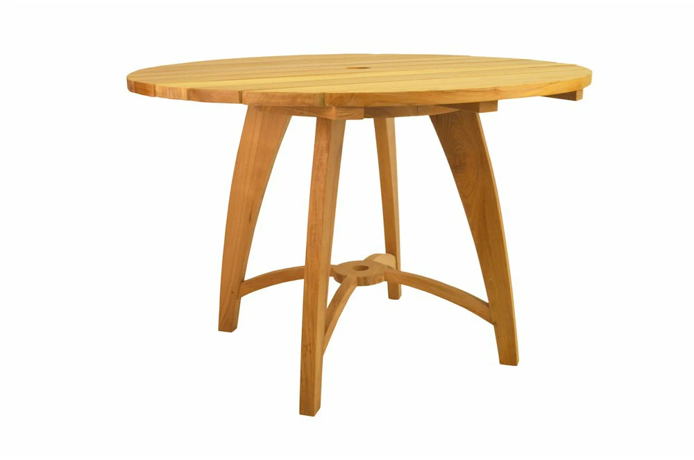 Florence 47" Round Table By Anderson Teak
