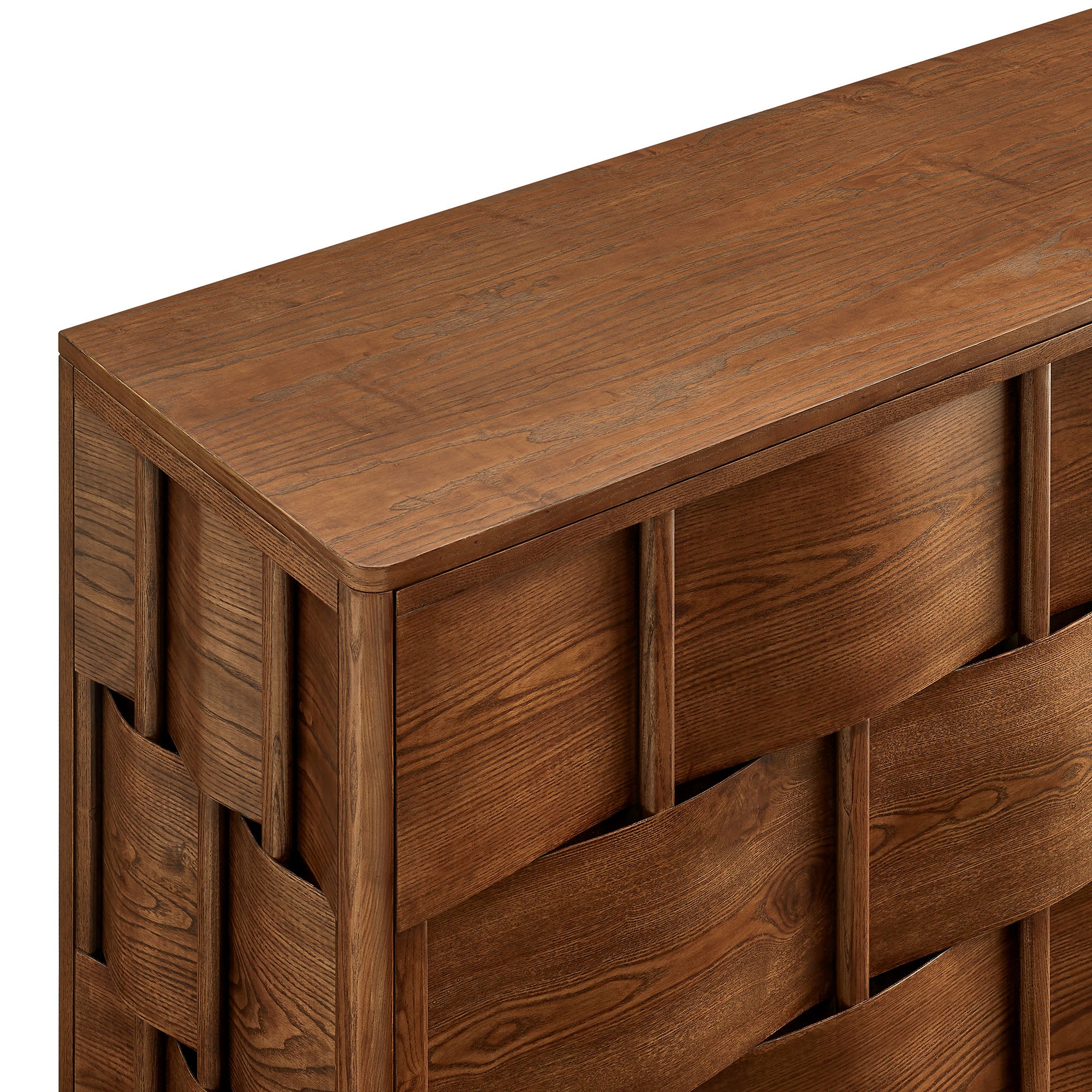 Foundry 71" Woven Design Buffet Storage Cabinet by Modway - Image 15