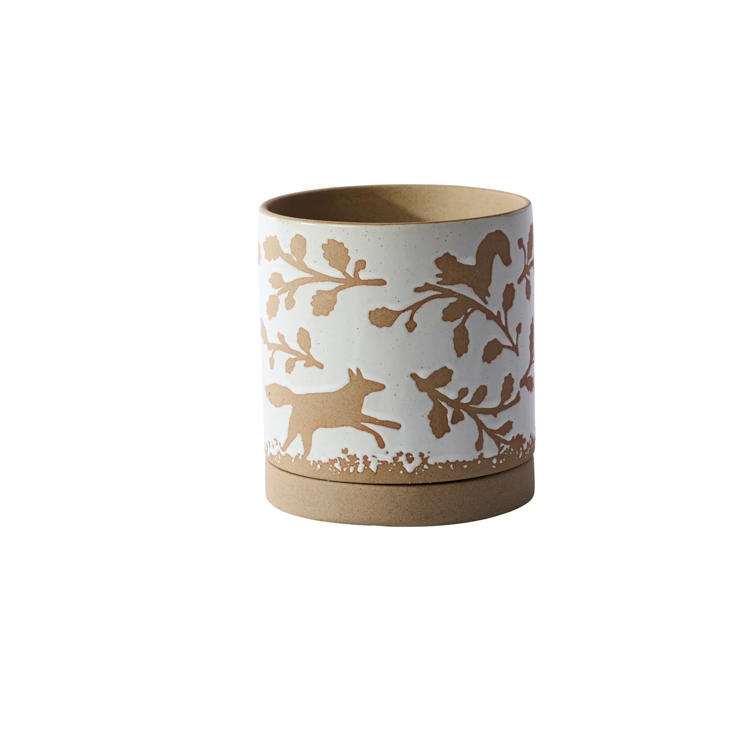 Foxtail Pot with Saucer Set of 4 By Accent Decor - Image 7