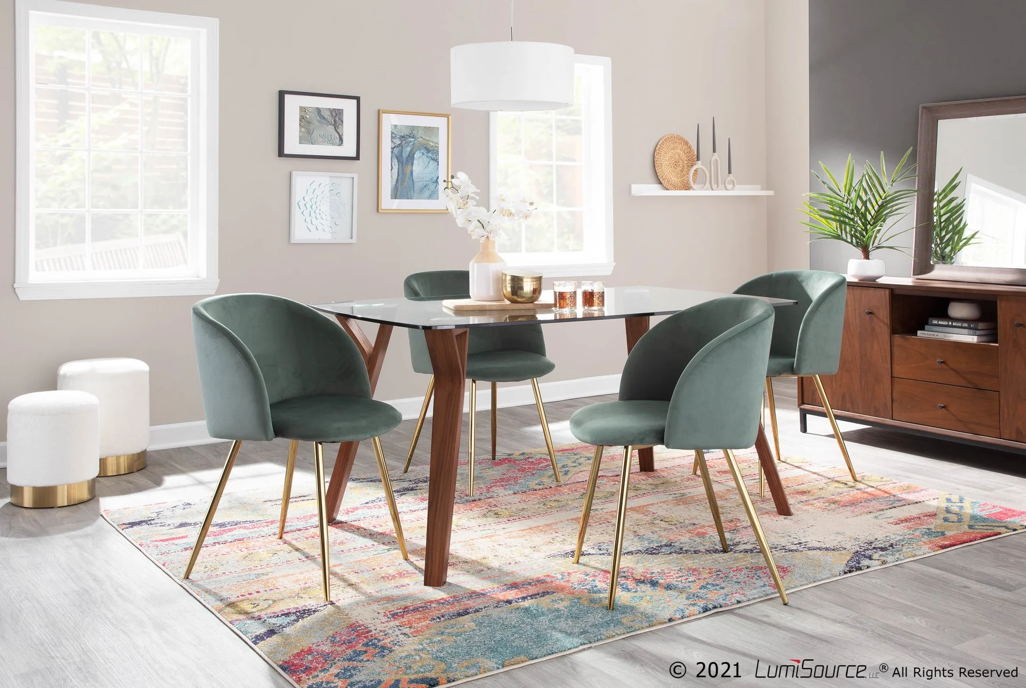 Fran Chair - Set of 2 By LumiSource - CH-FRAN AUVLGN2