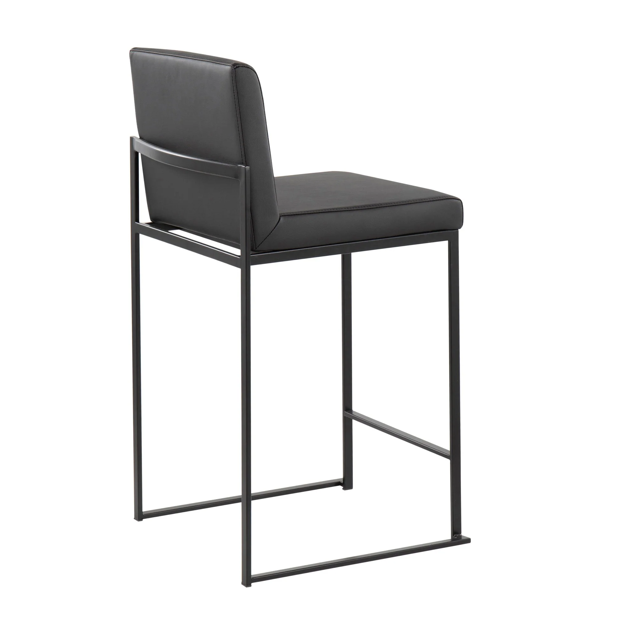 Fuji High Back Barstool - Set of 2 White By LumiSource - B30-FUJIHB BKW2 - Image 15