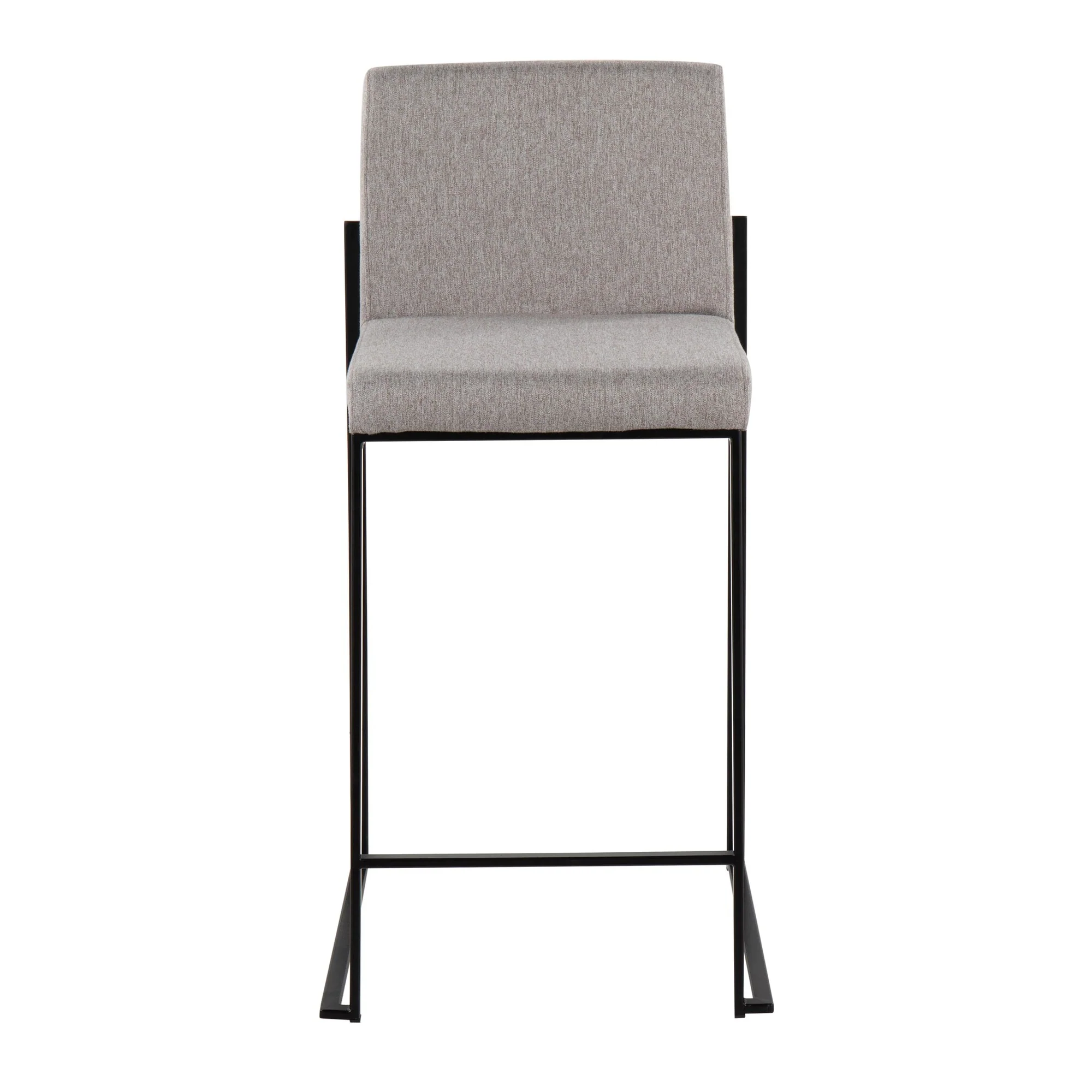 Fuji High Back 26" Fixed-Height Counter Stool - Set of 3 By LumiSource - B26-FUJIHBFB BKBG3 - Image 23