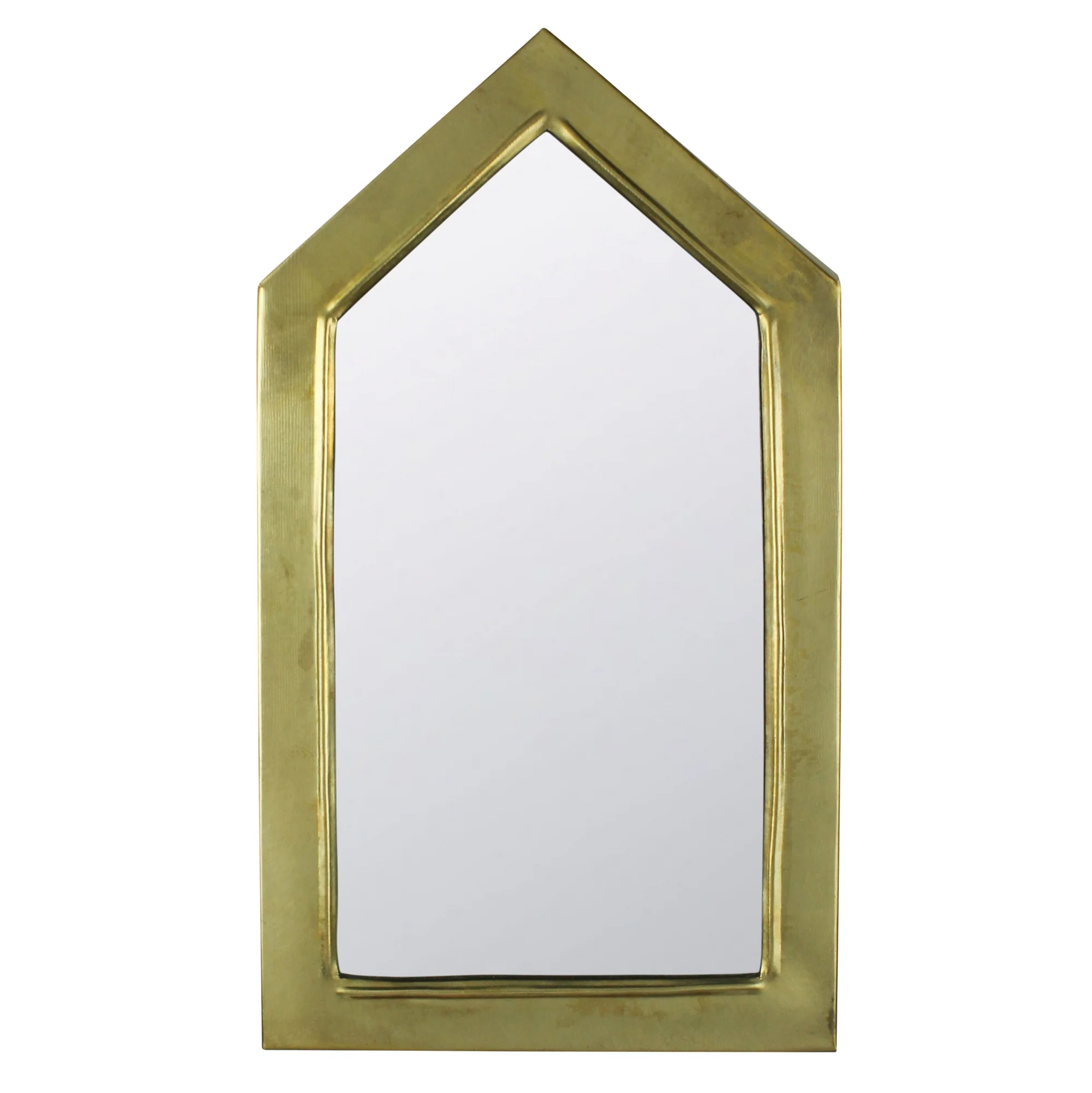 Gable Mirror, Brass Set Of 2 By HomArt