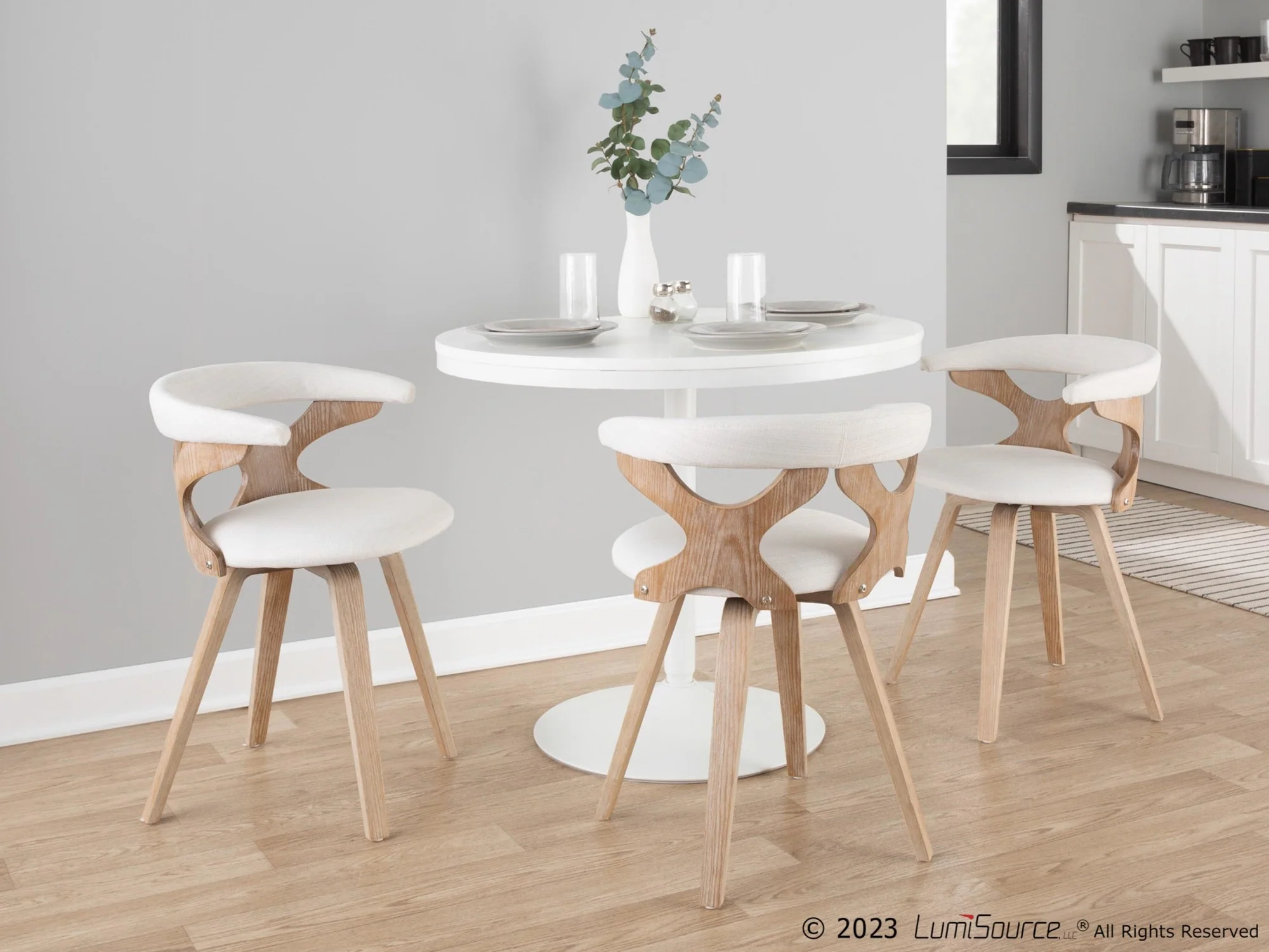 Gardenia Chair Cream By LumiSource