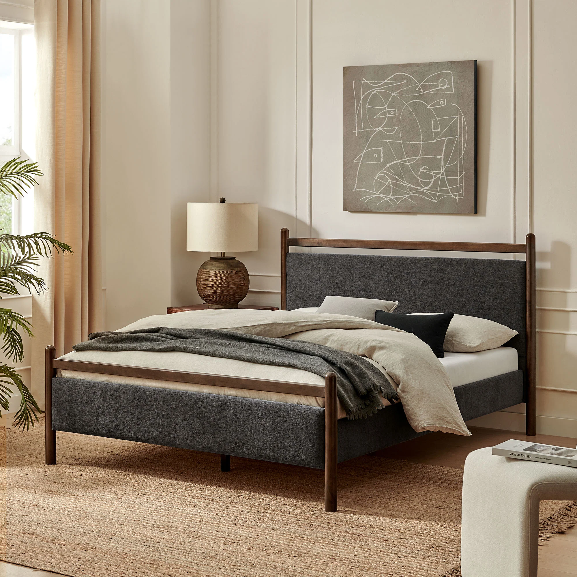 Ginny King Size Platform Bed Frame by Modway - Image 17