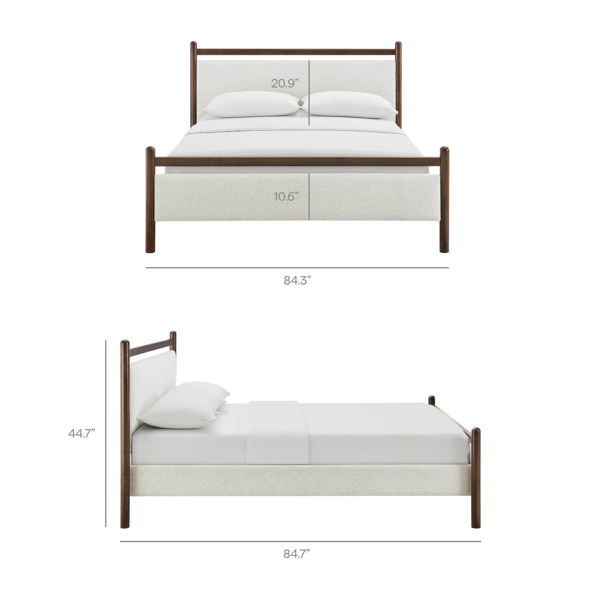 Ginny King Size Platform Bed Frame by Modway - Image 29