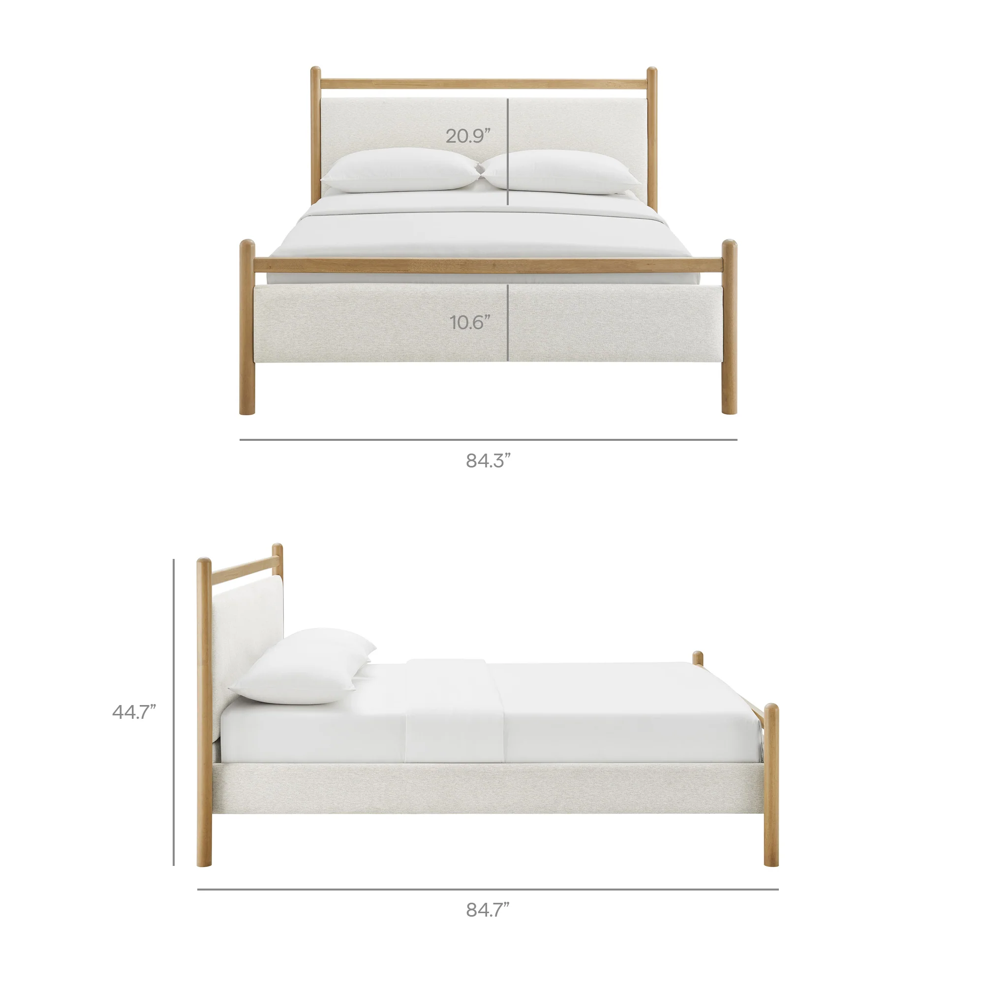 Ginny King Size Platform Bed Frame by Modway - Image 9