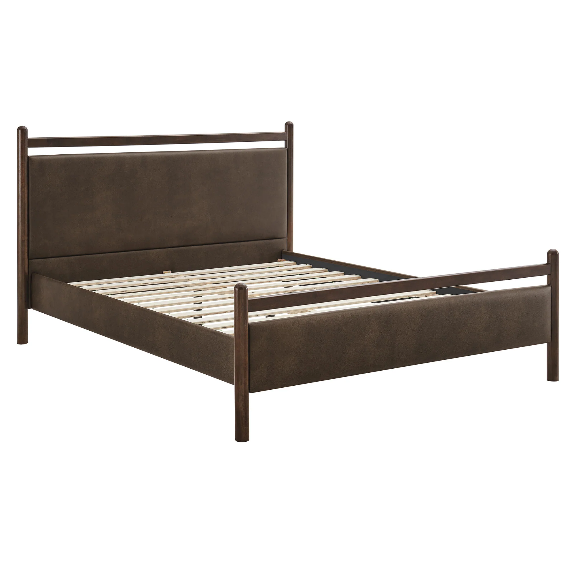 Ginny King Size Vegan Leather Platform Bed Frame by Modway - Image 10