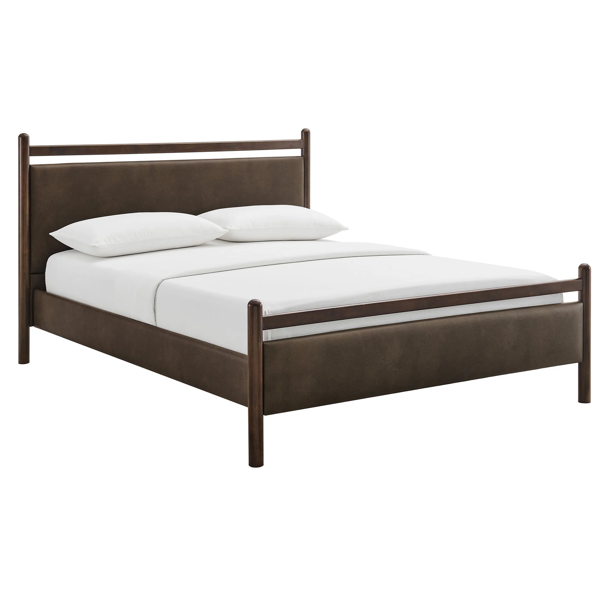 Ginny King Size Vegan Leather Platform Bed Frame by Modway - Image 11