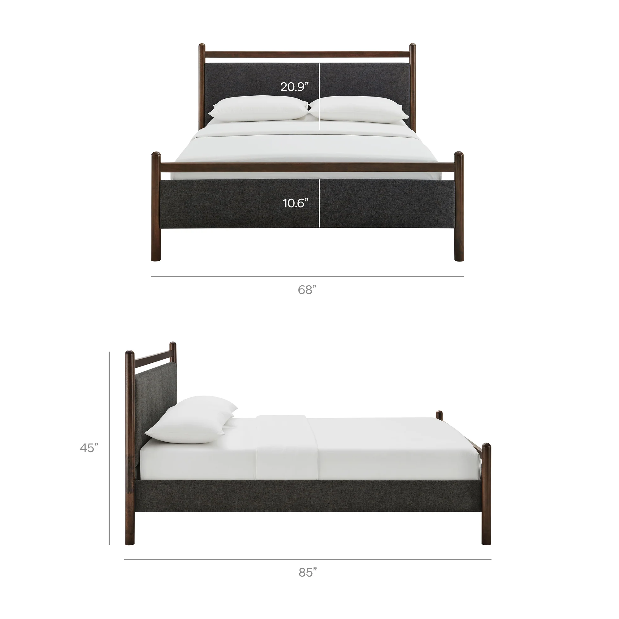 Ginny Queen Size Platform Bed Frame by Modway - Image 19